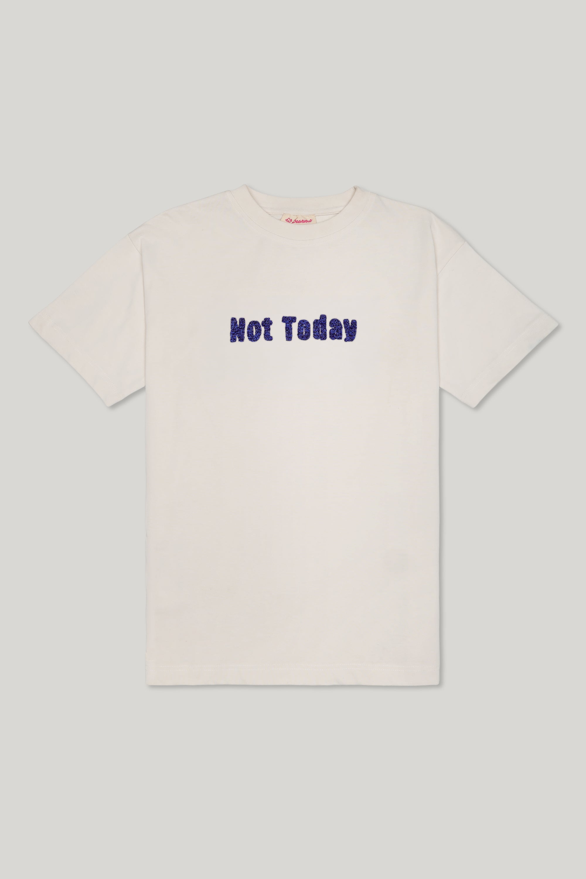 Not Today Beaded T-shirt