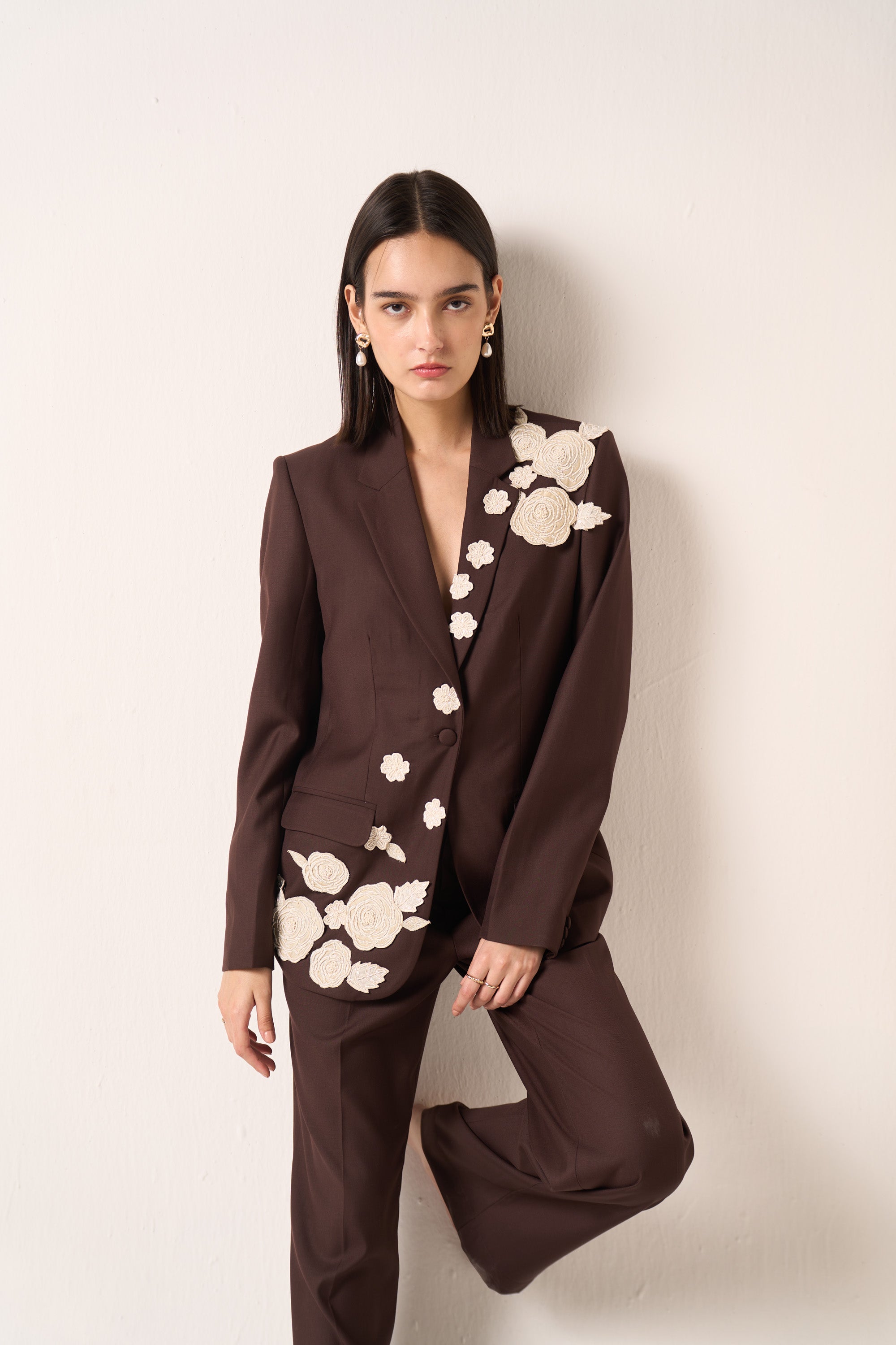 The Mocha Garden Blazer