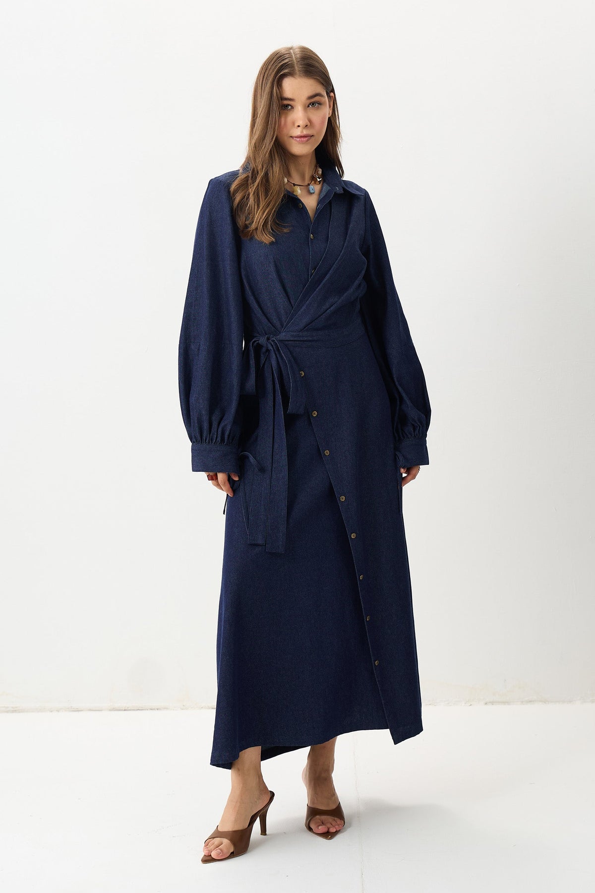 The Denim Wrap Dress