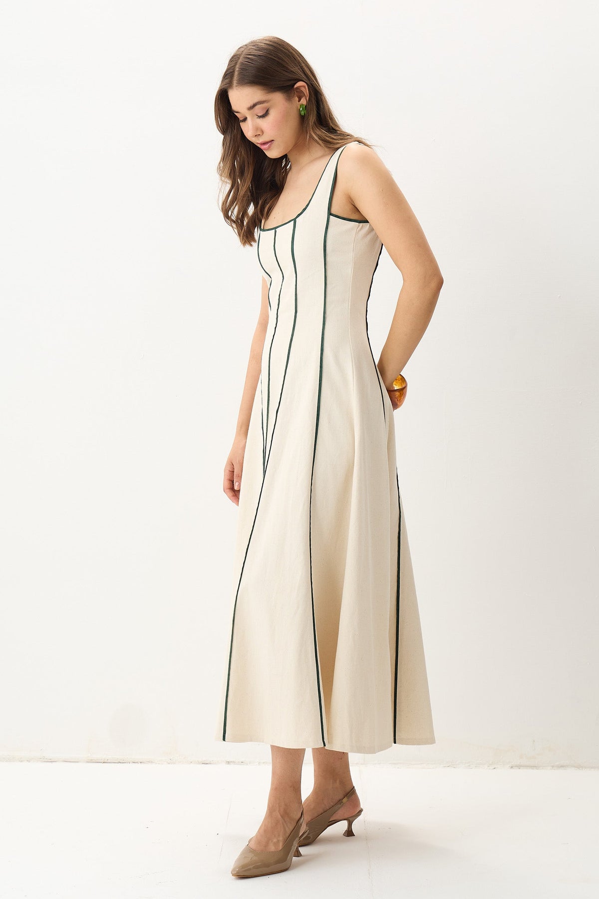 The Ivory Line Dress