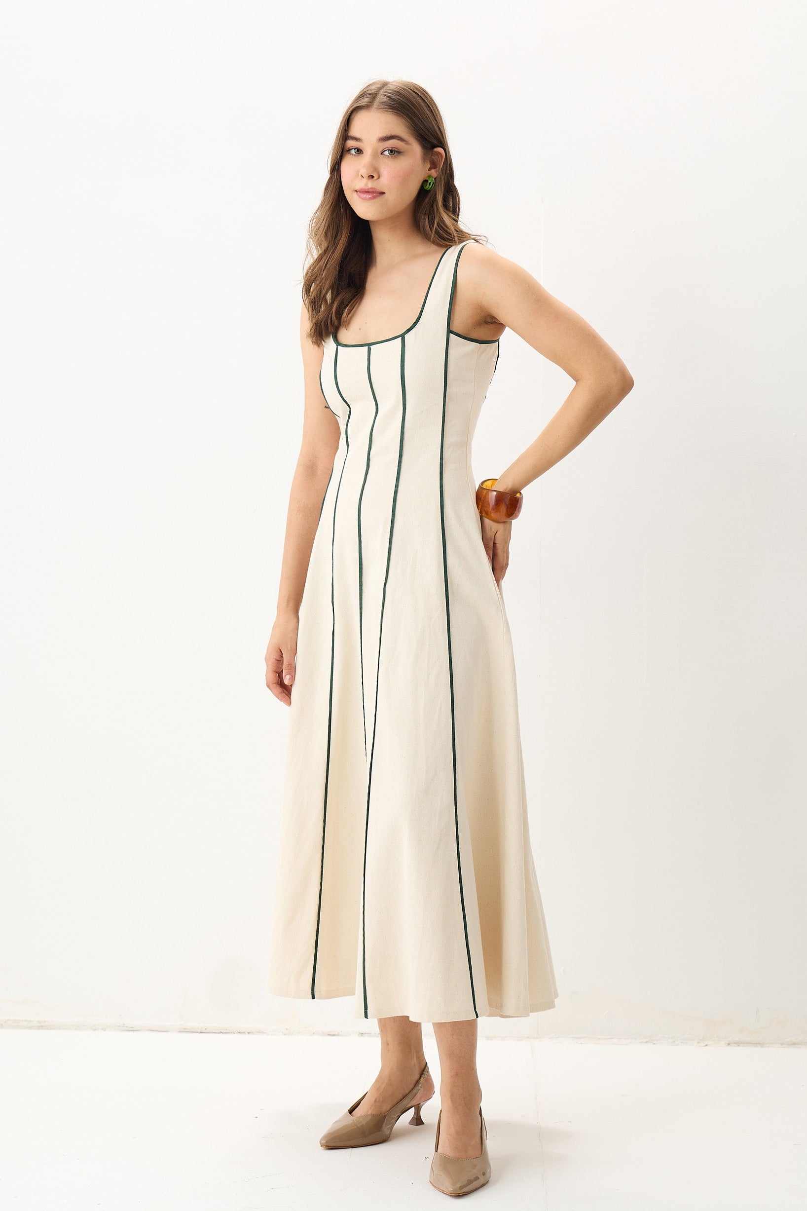 The Ivory Line Dress