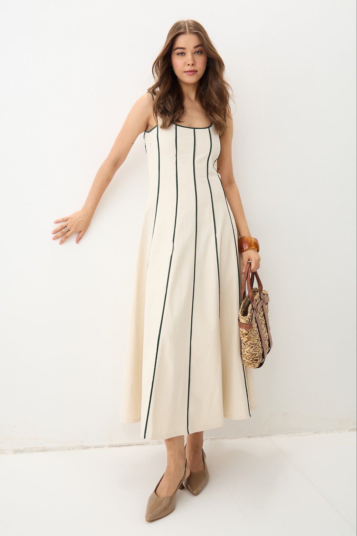 The Ivory Line Dress