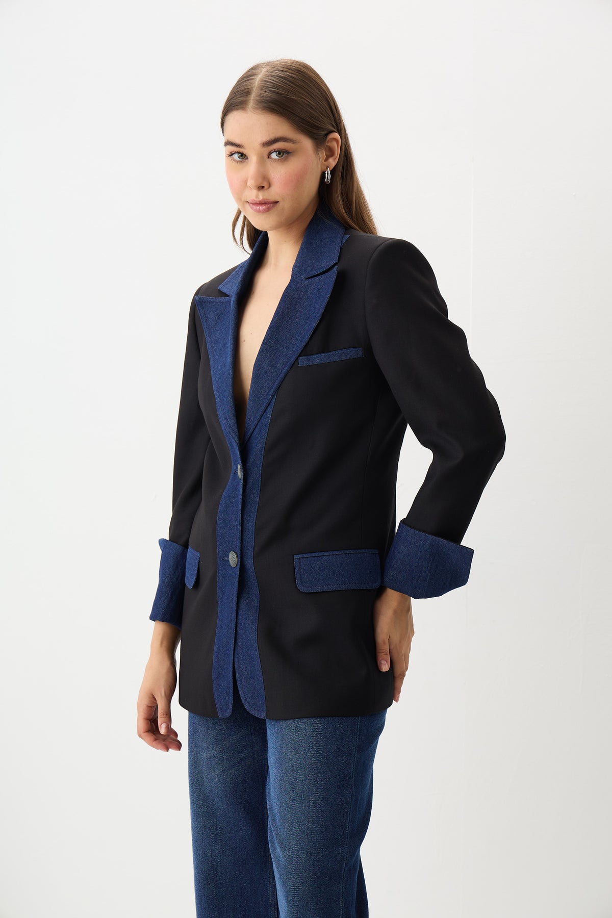 The Midnight Denim Blazer