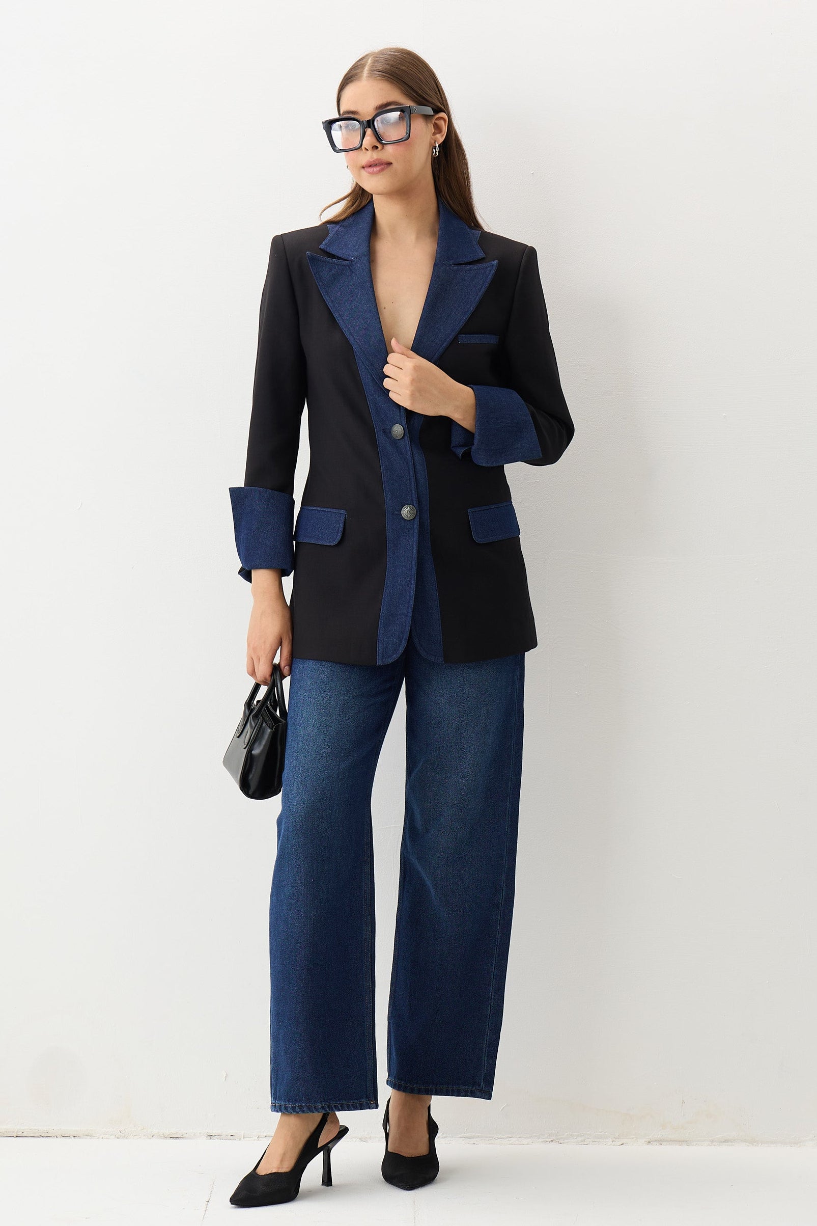 The Midnight Denim Blazer