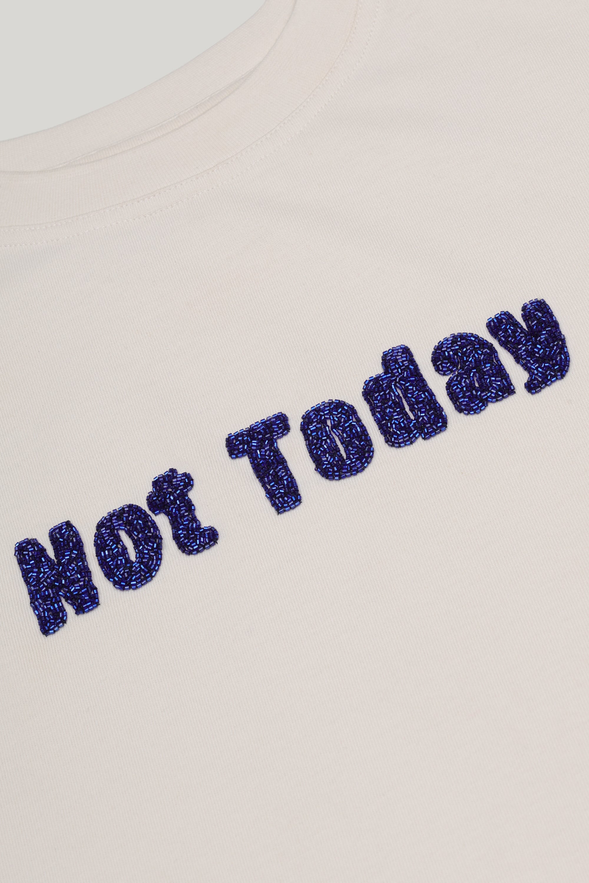 Not Today Beaded T-shirt
