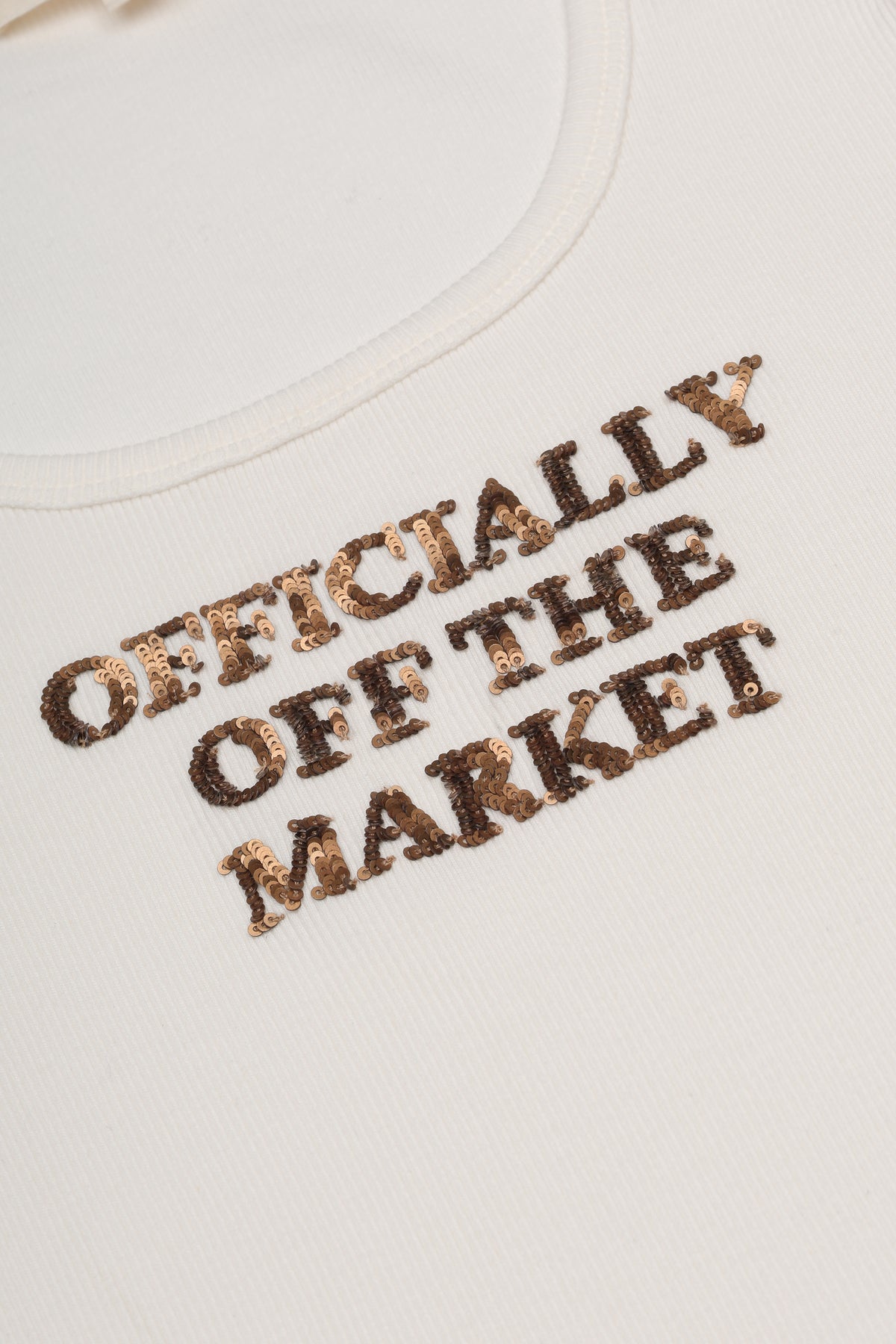 OFFICIALLY OFF THE MARKET TANK TOP