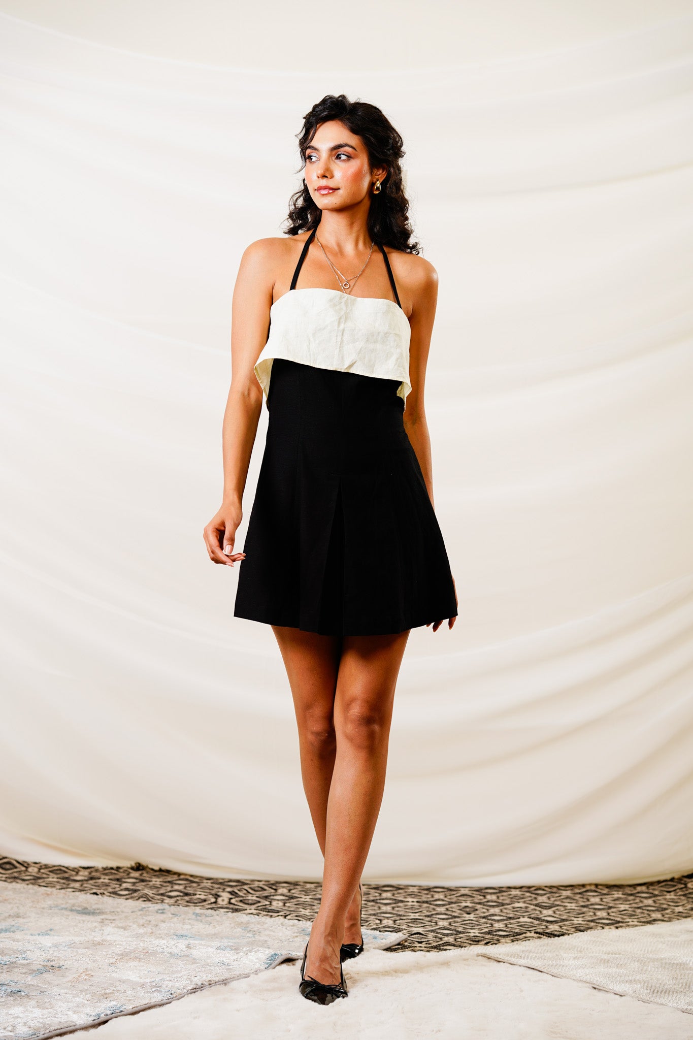 Black Swan Linen Dress