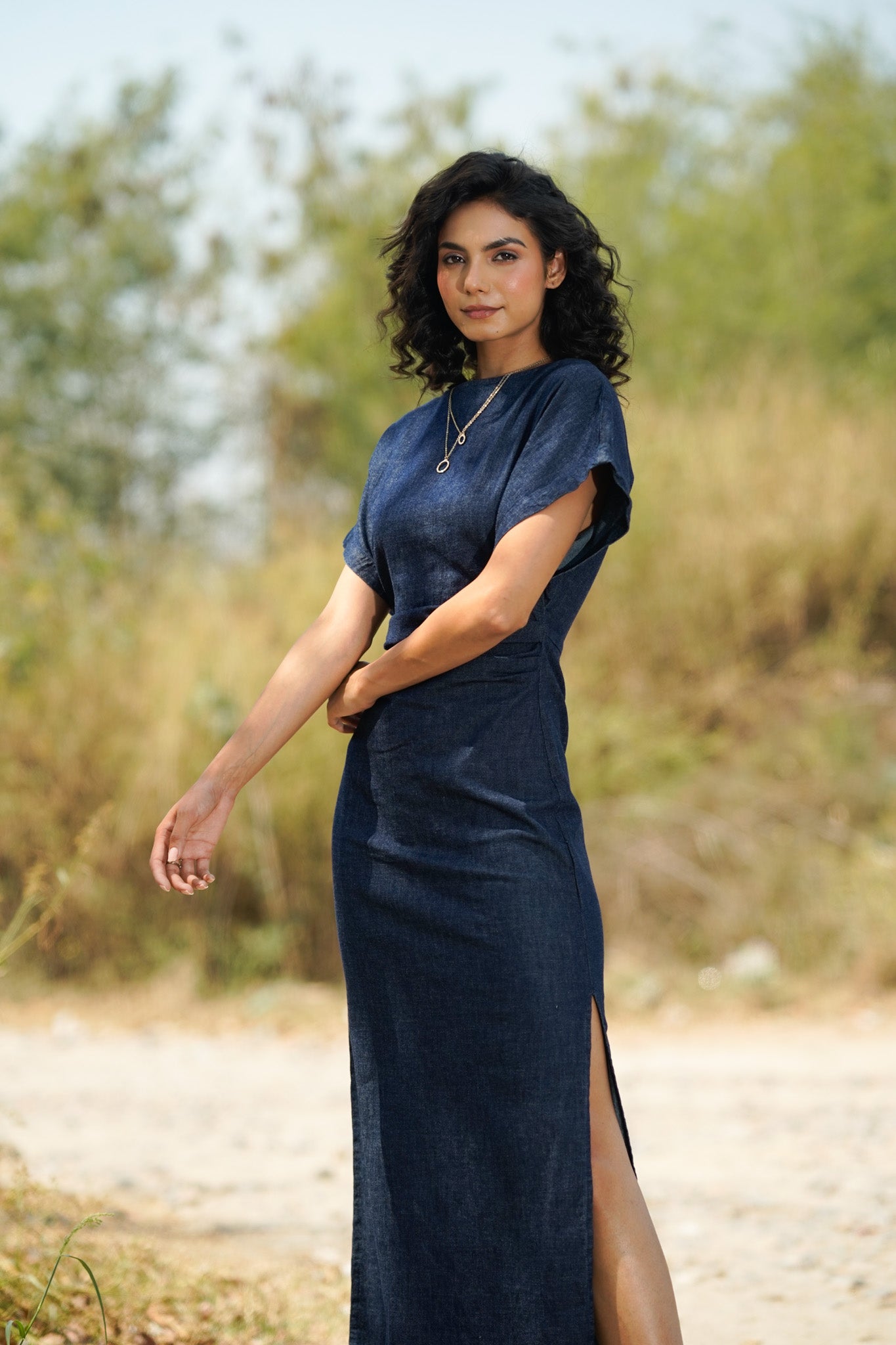 Denim Muse Maxi