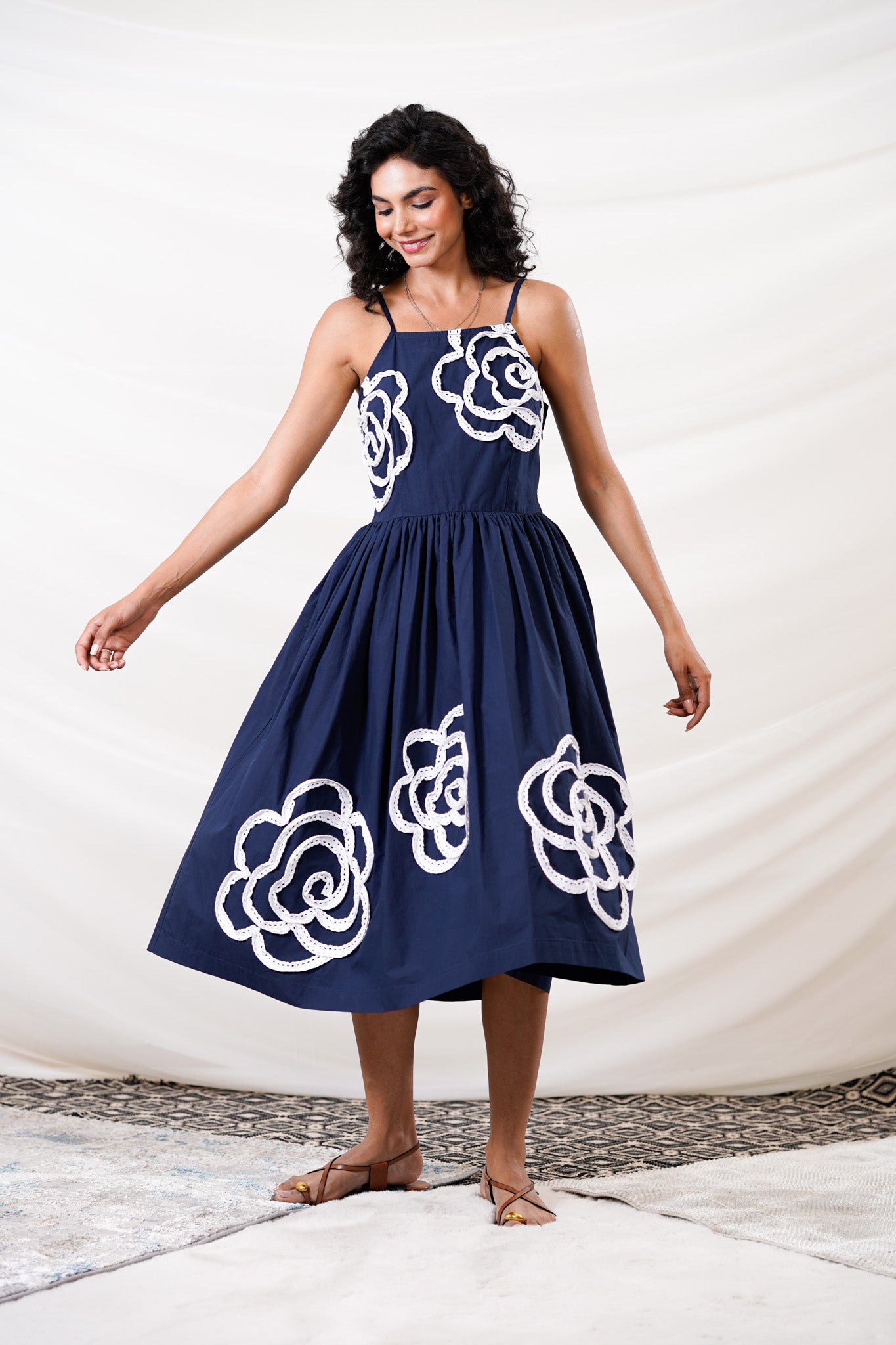 Azure Blossom Dress