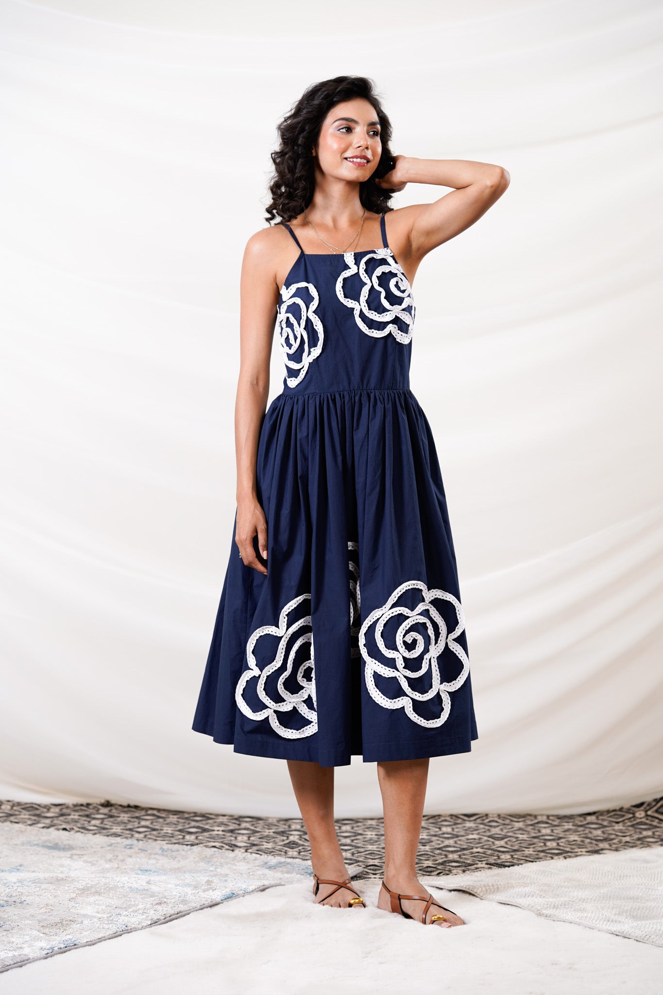Azure Blossom Dress