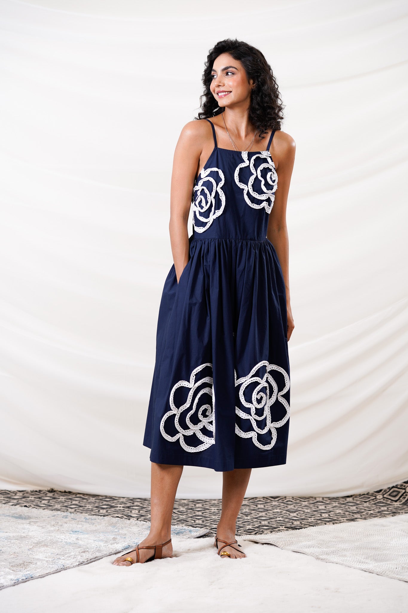 Azure Blossom Dress