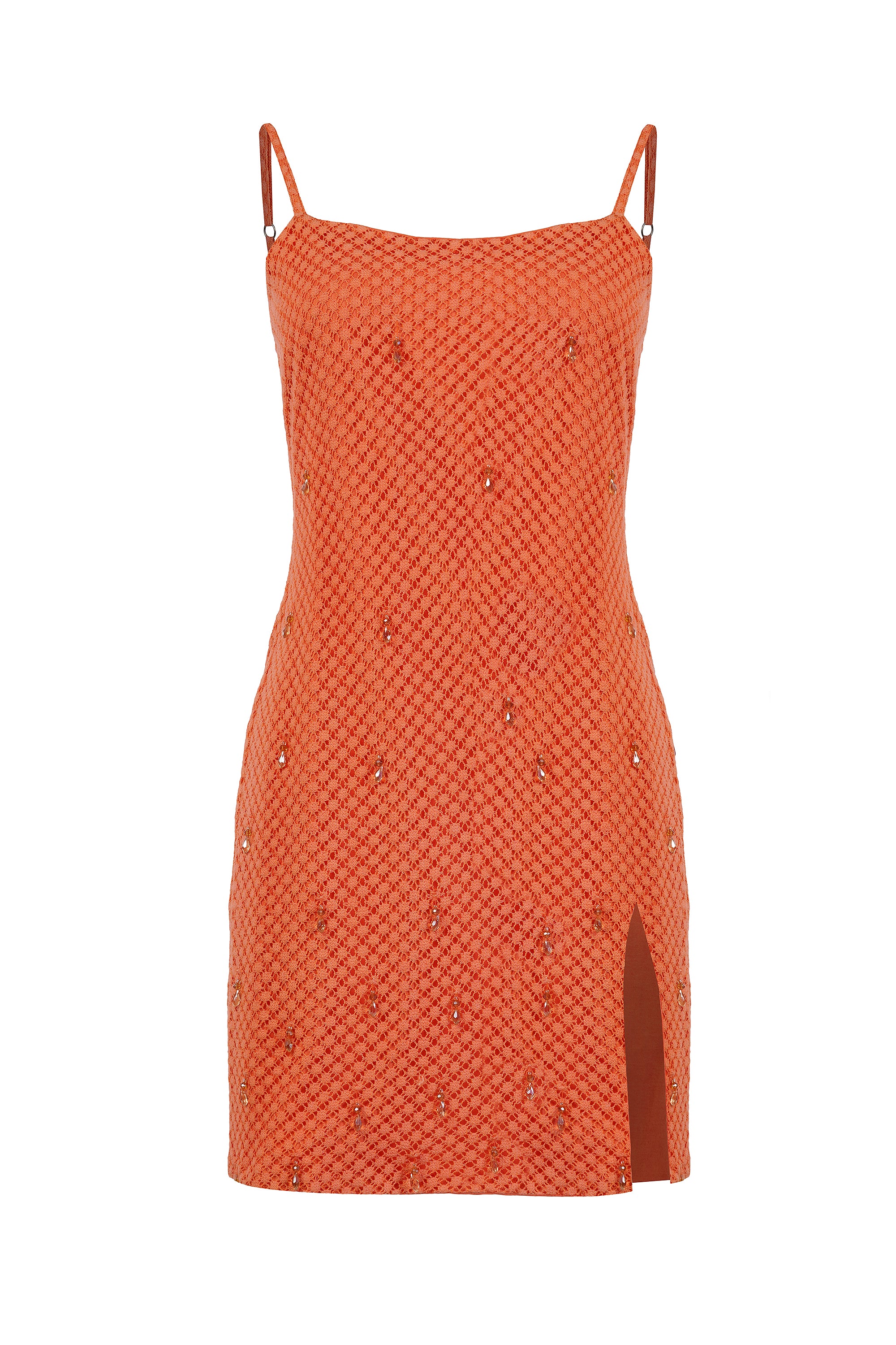 Hand Embroidered Ember Teardrop Dress