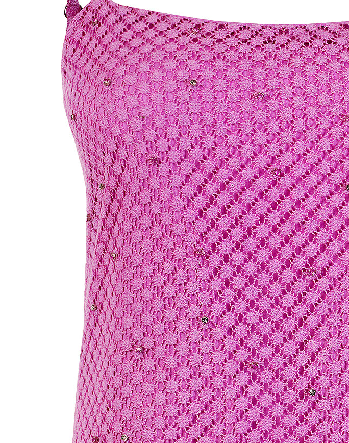 Hand Embroidered Amethyst Elegance Dress