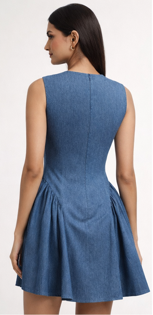 The Sculpt Denim Dress
