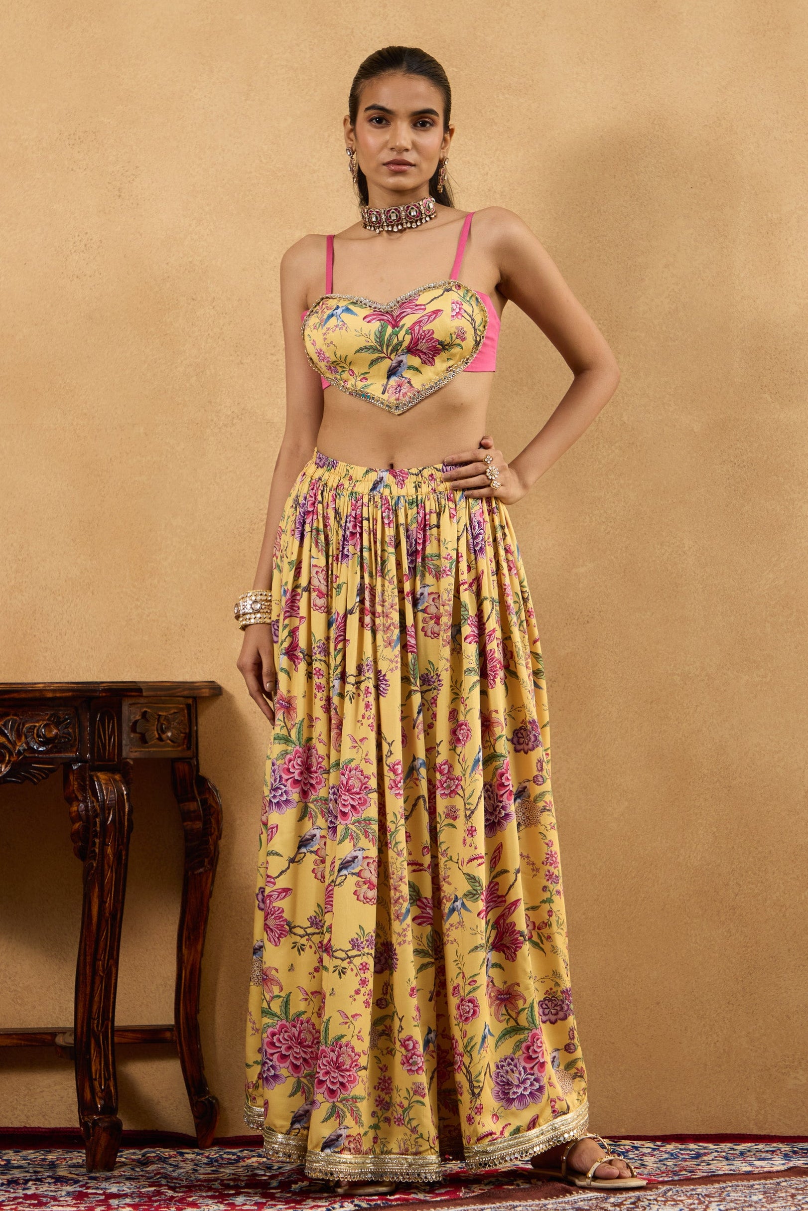 Sunehri Mohabbat Lehenga