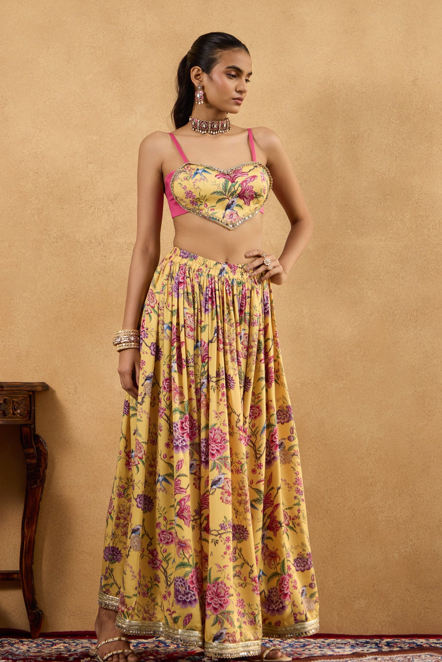 Sunehri Mohabbat Lehenga