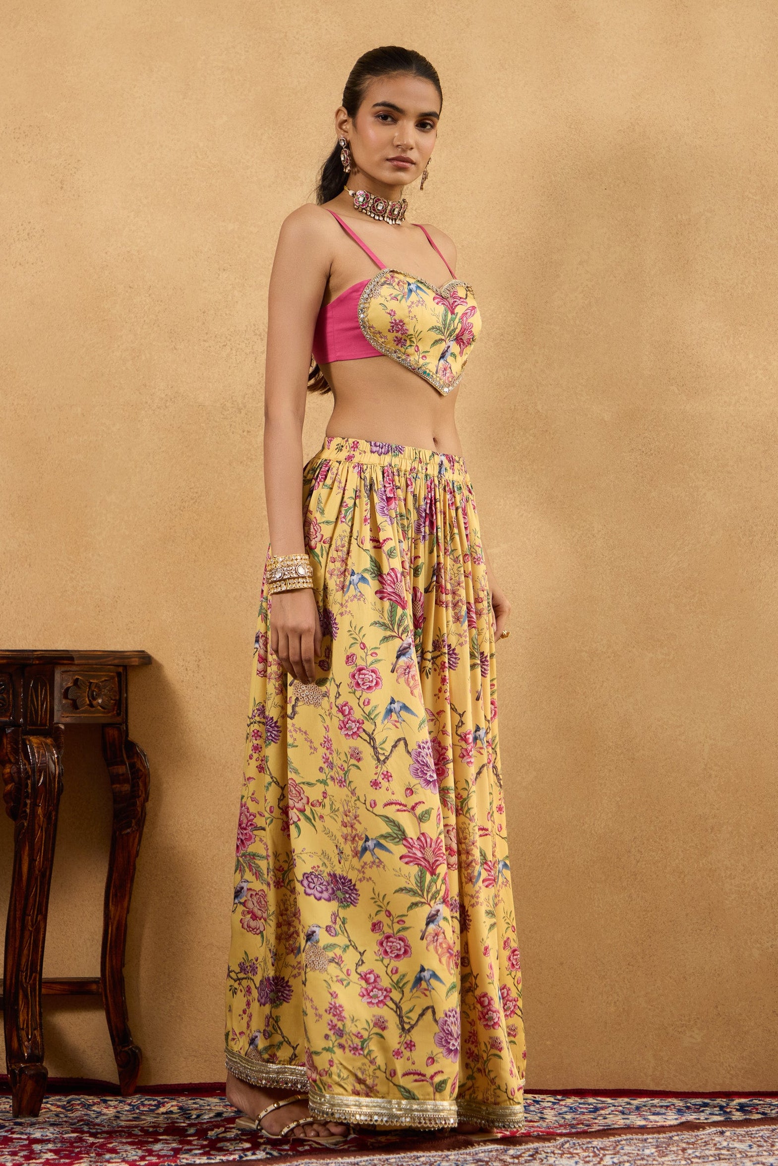 Sunehri Mohabbat Lehenga