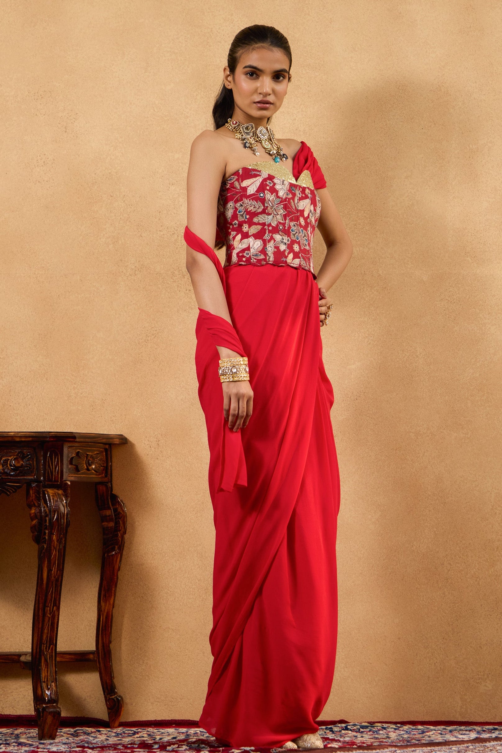 Laal Ishq Saree