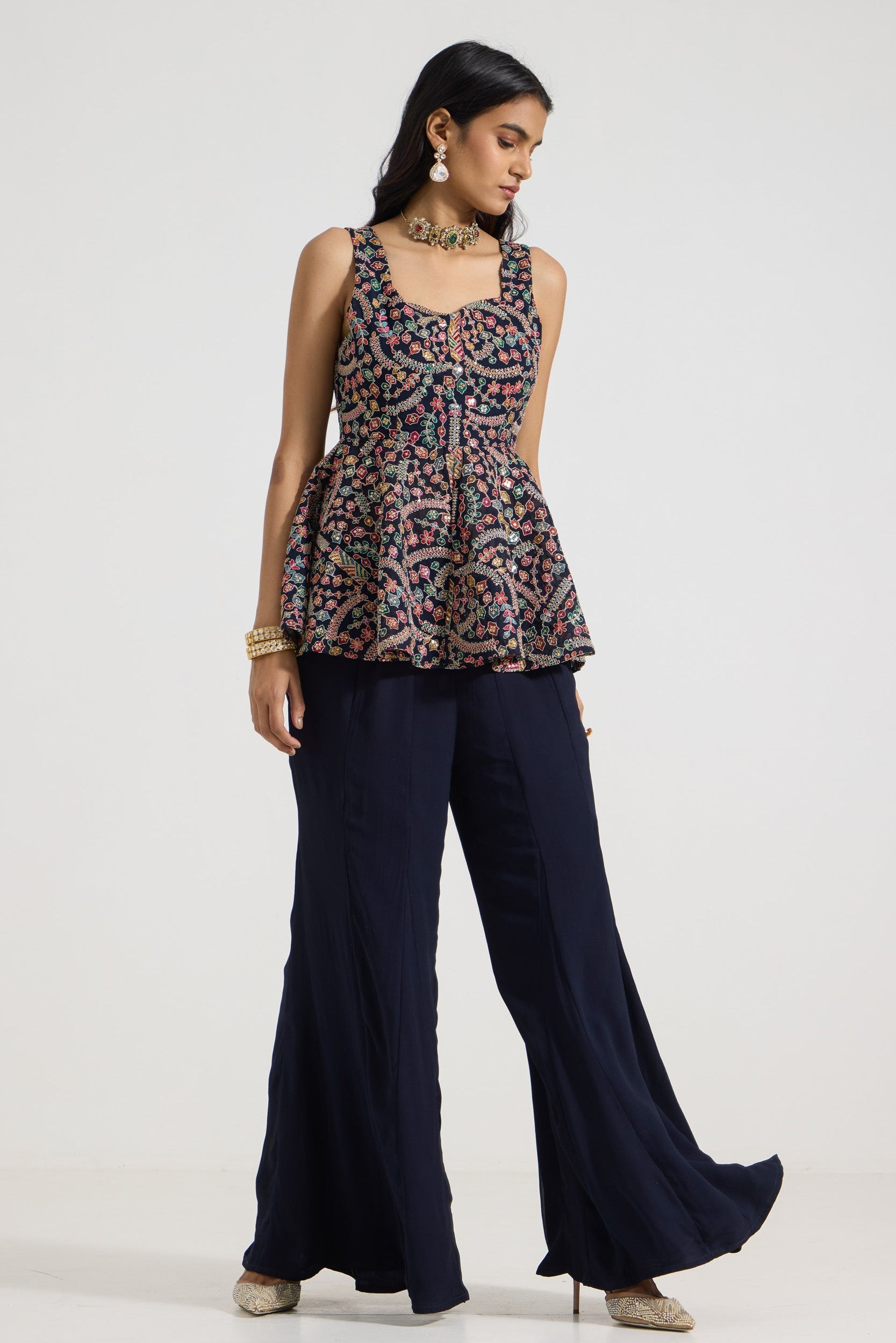 Chandni Raat Peplum Set