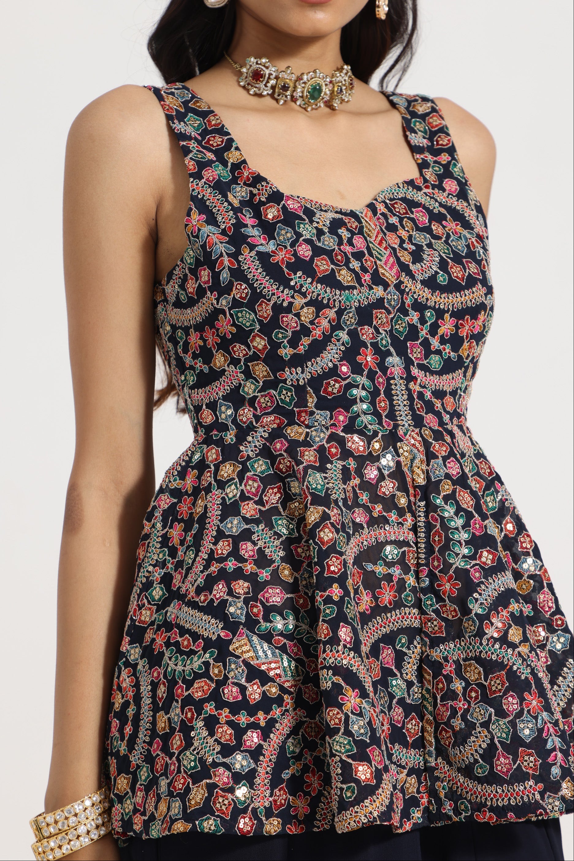 Chandni Raat Peplum Set