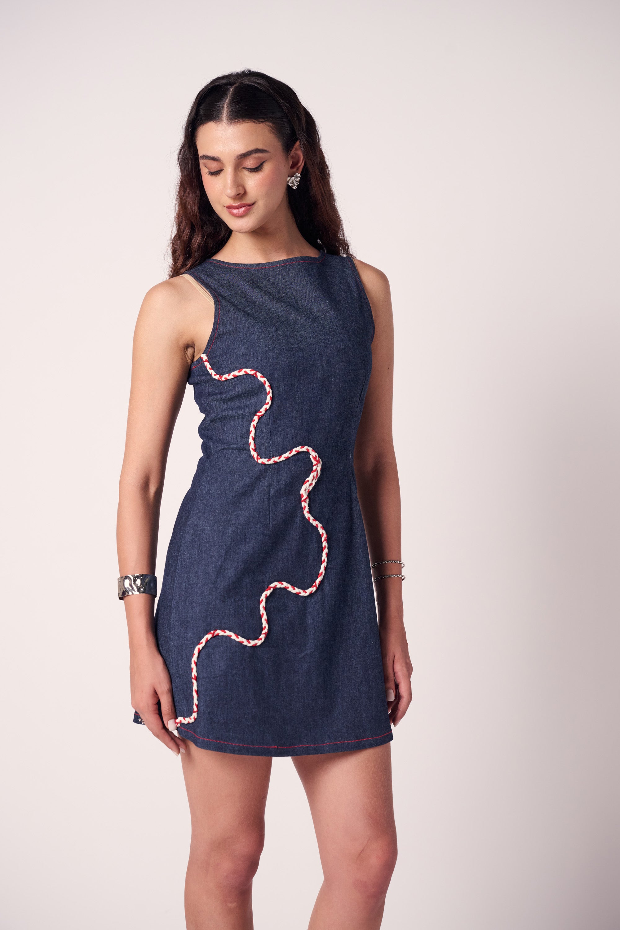 Candy Curve Denim Dress