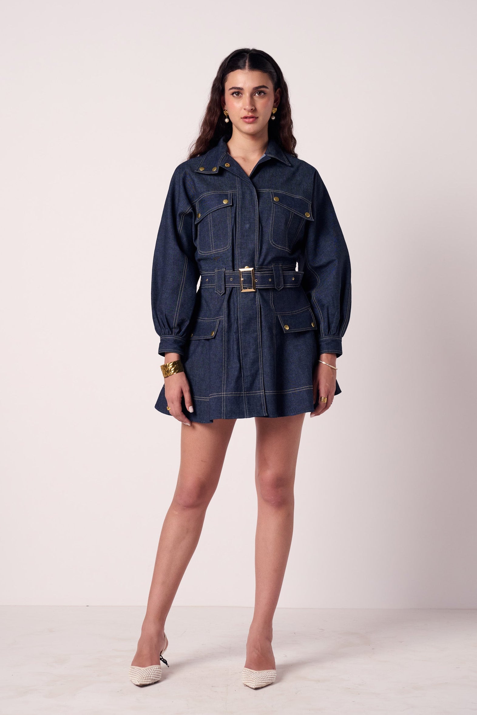 Auric Denim Dress