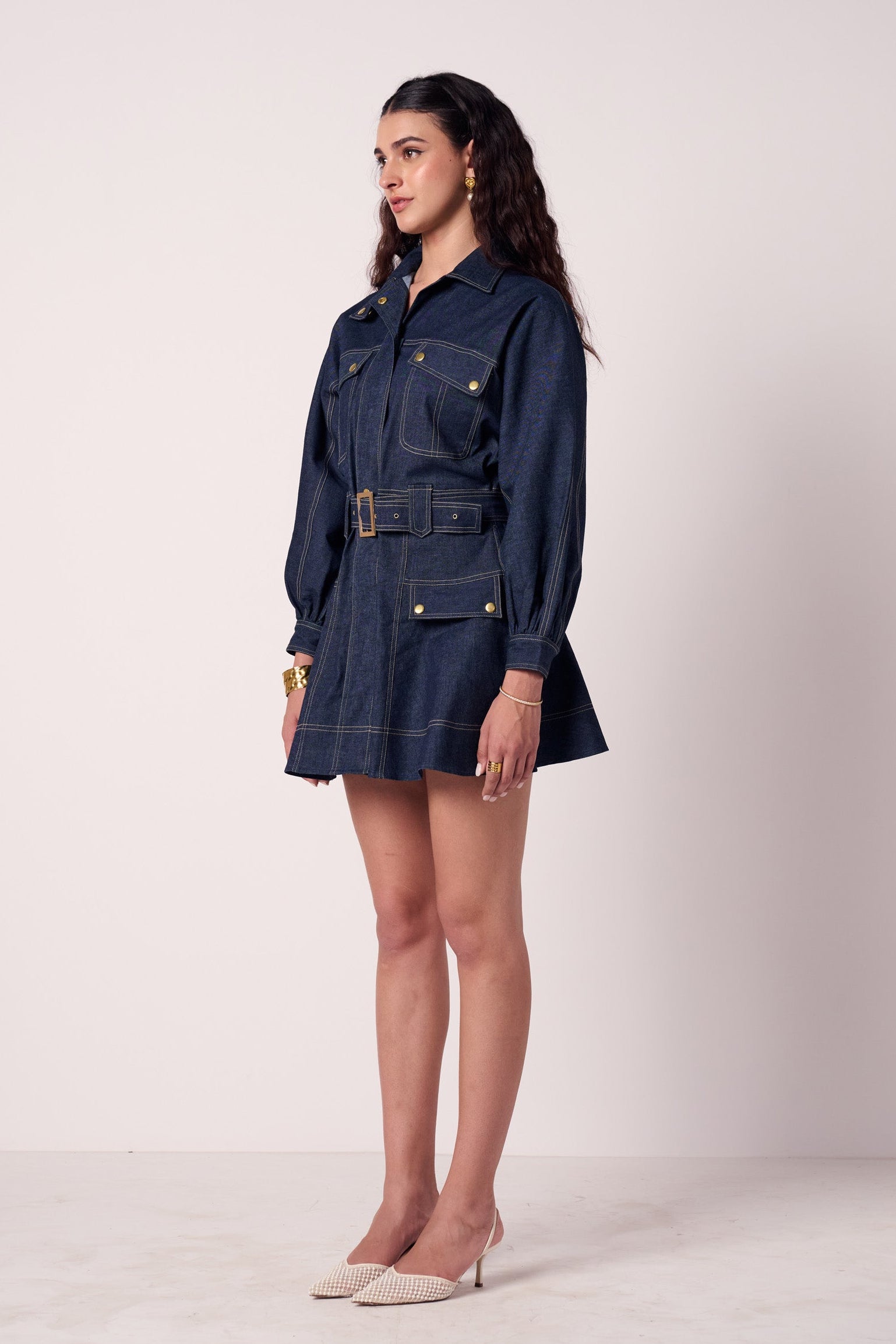 Auric Denim Dress