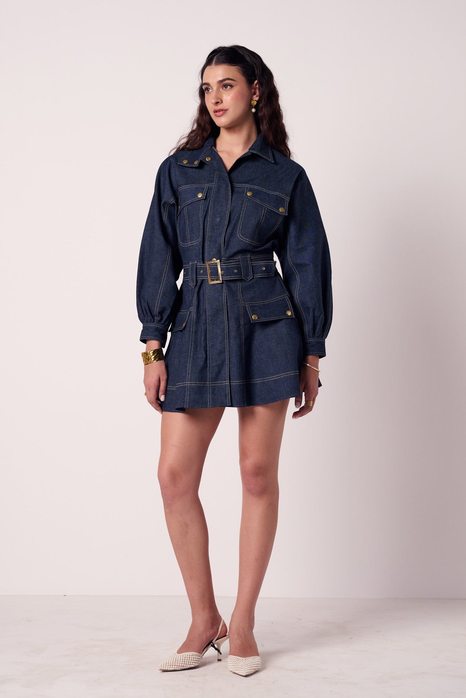 Auric Denim Dress