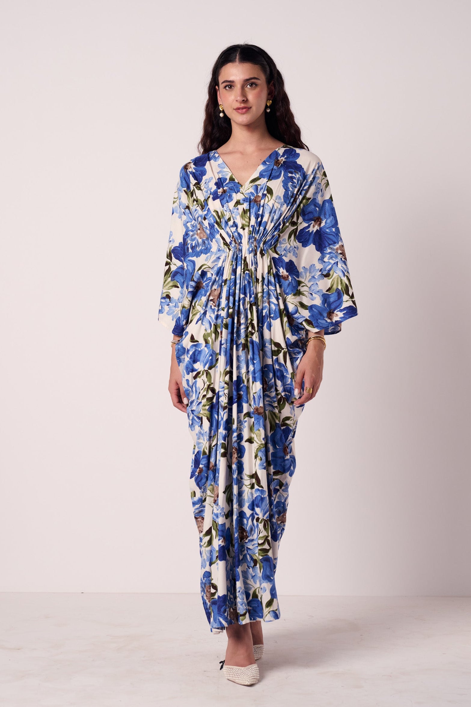 Noor Blue Kaftan Dress