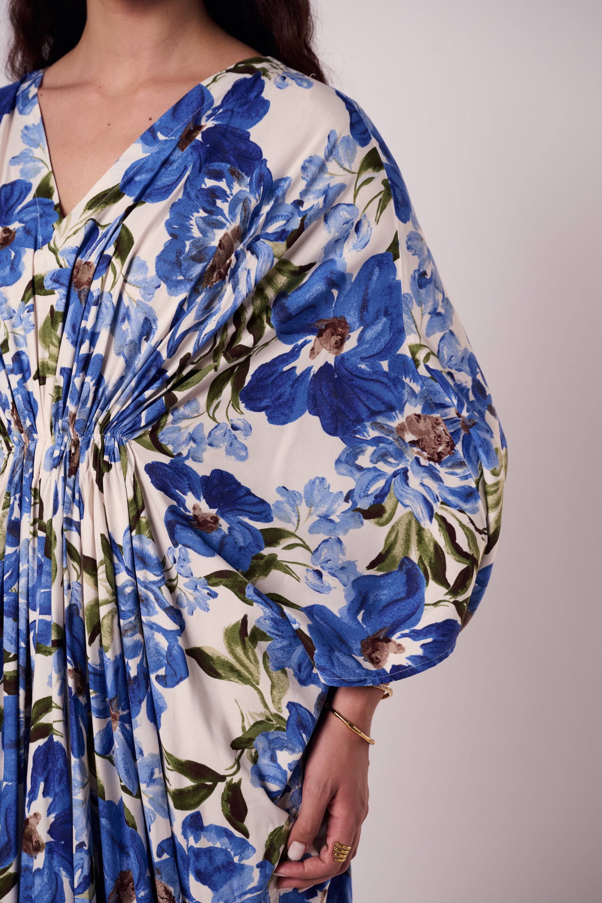 Noor Blue Kaftan Dress