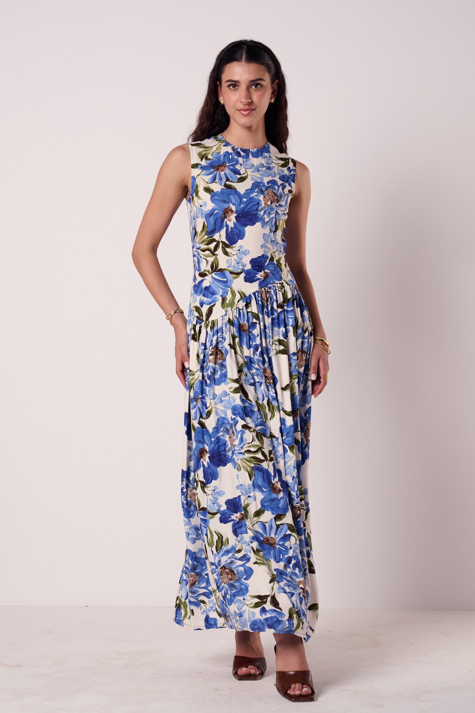 Sapphire Bloom Maxi