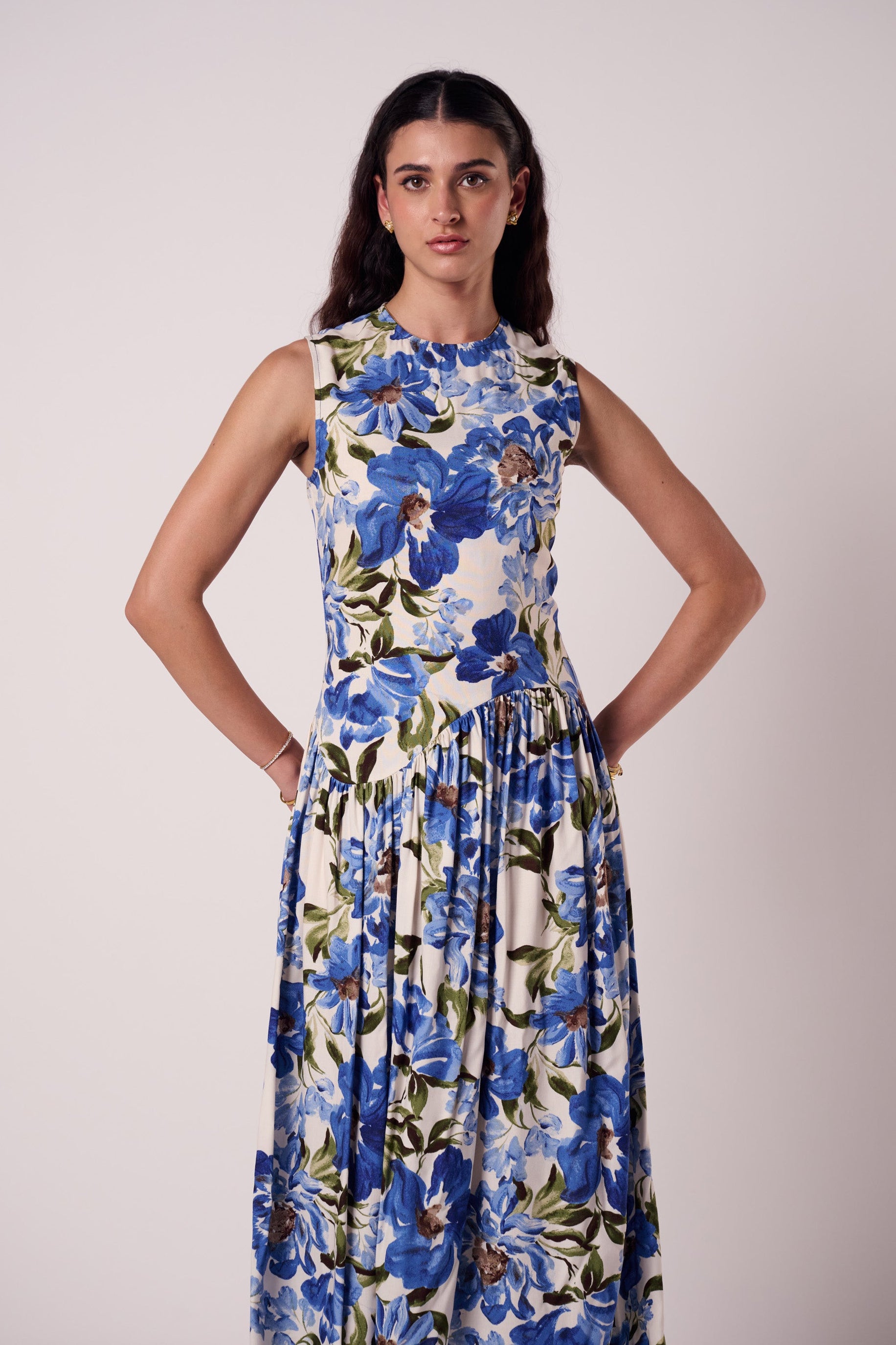 Sapphire Bloom Maxi