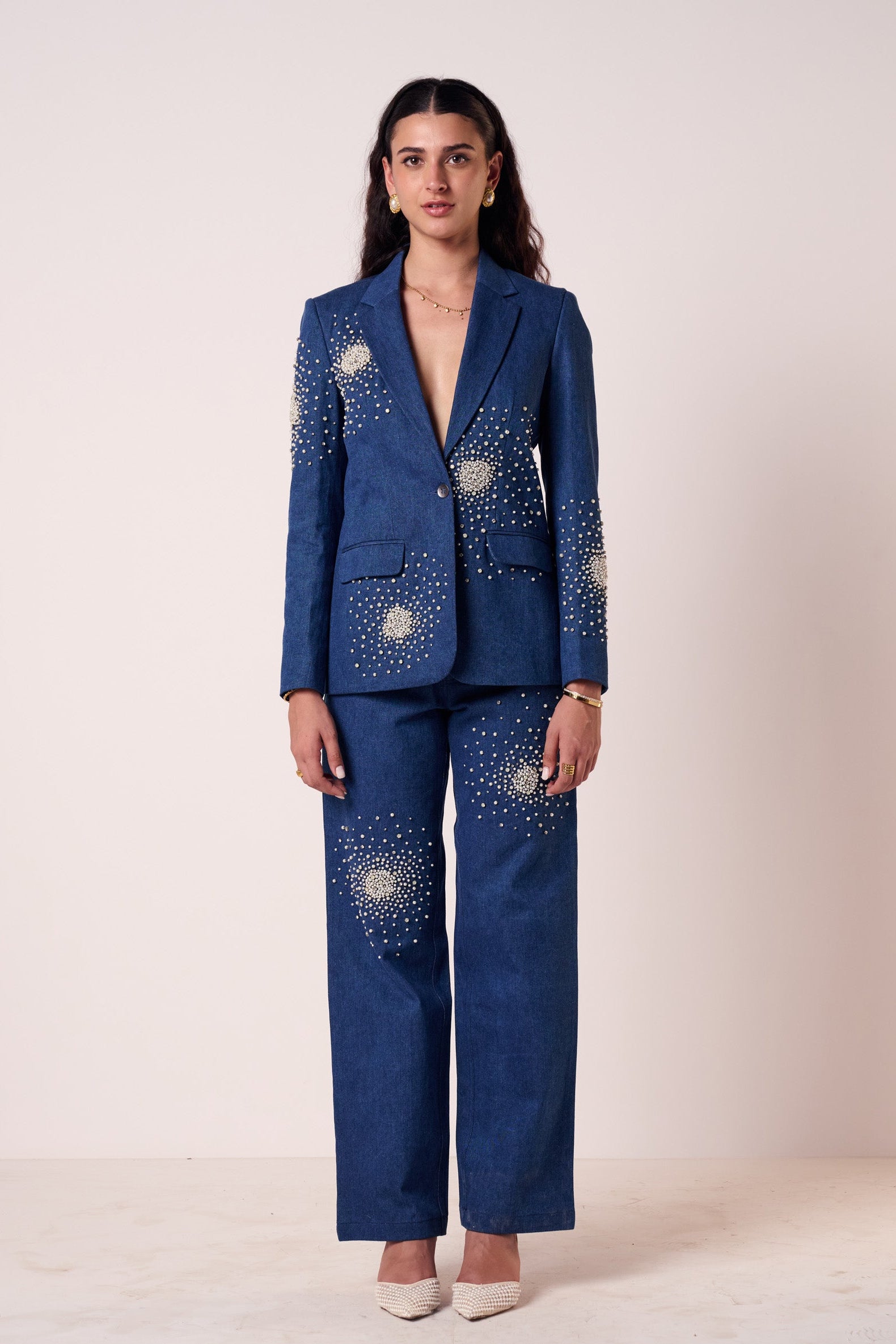 Celestia Embellished Suit