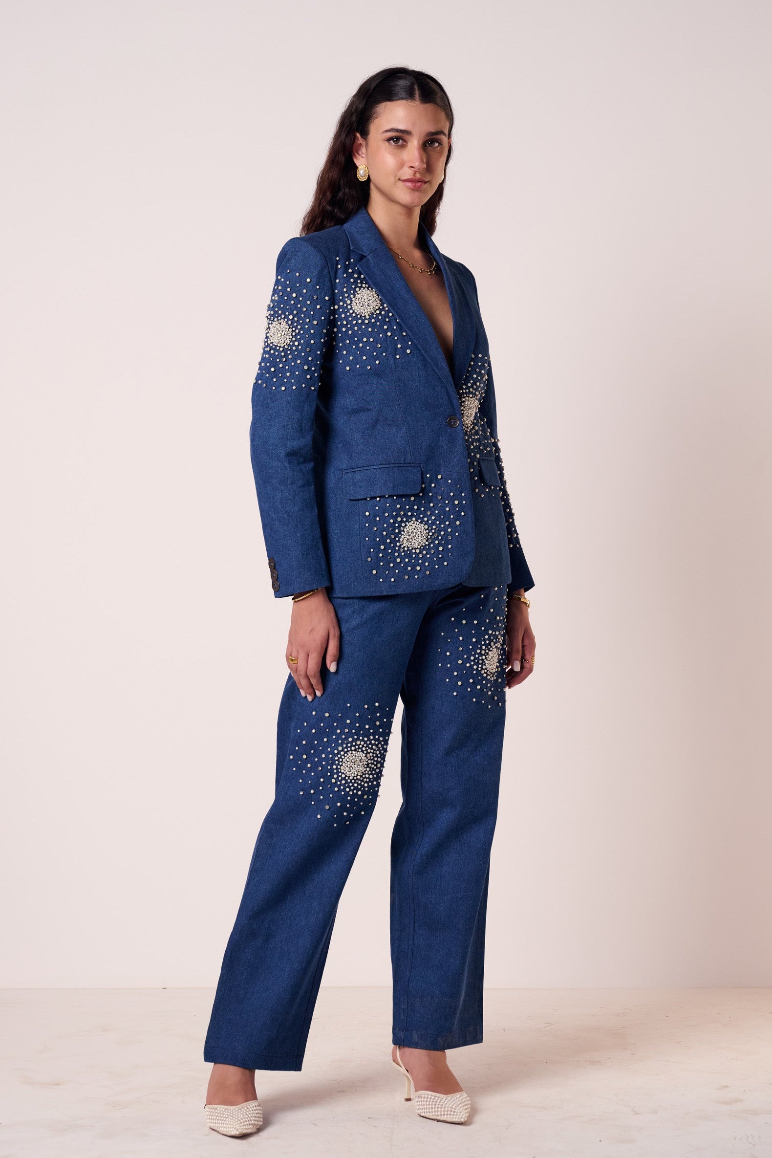 Celestia Embellished Suit