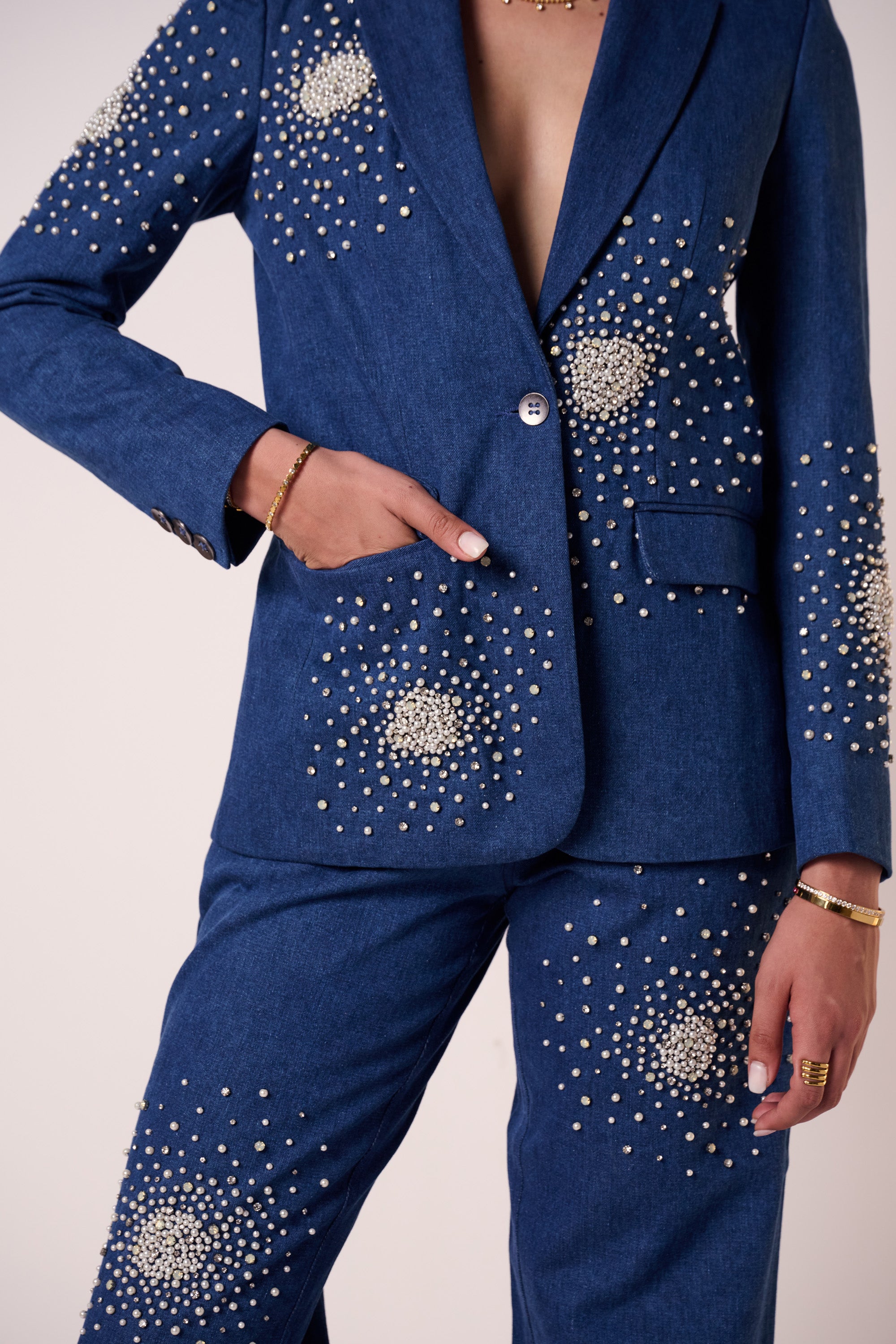Celestia Embellished Suit