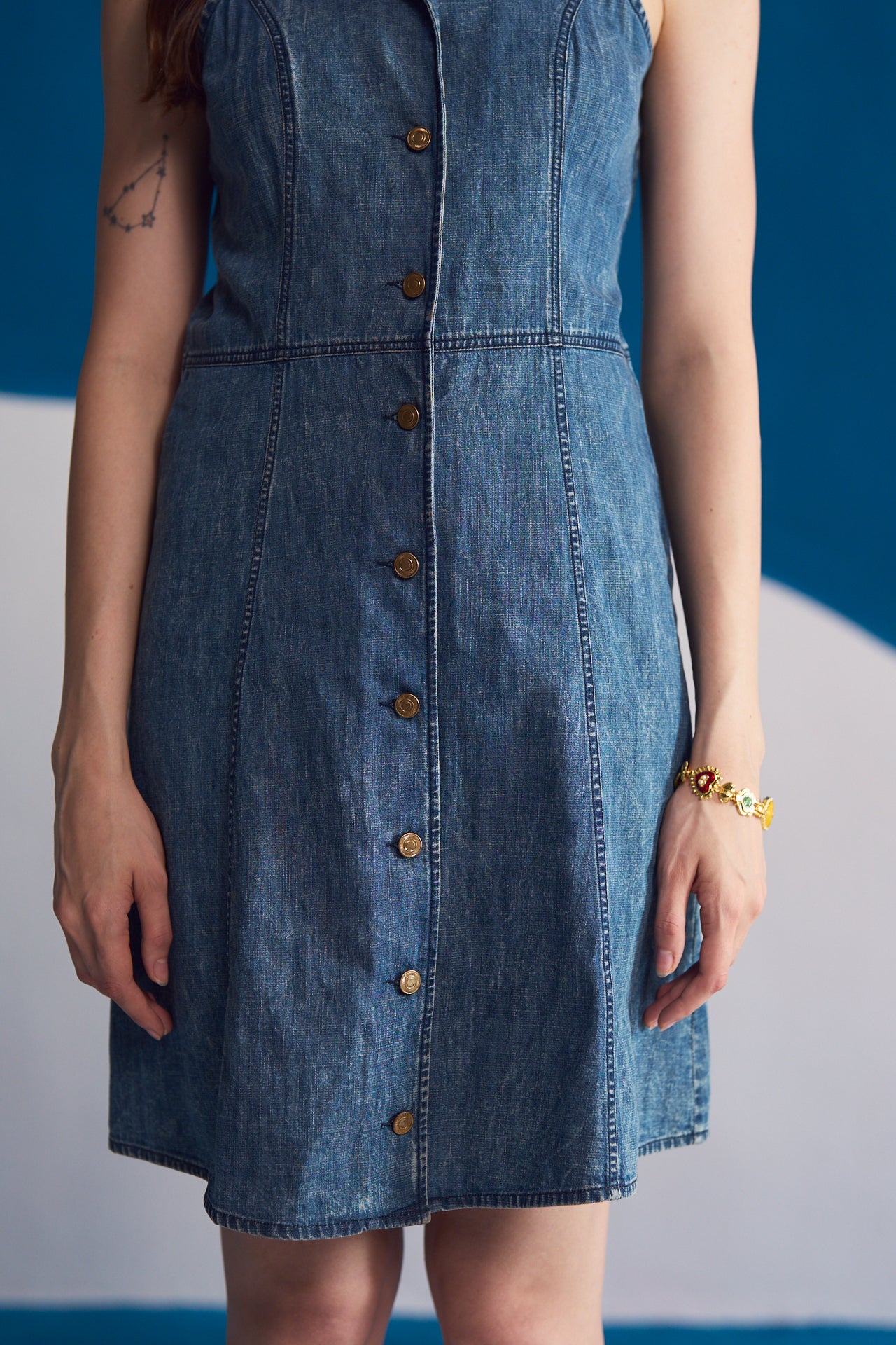 The Riviera Tailored Denim Dress