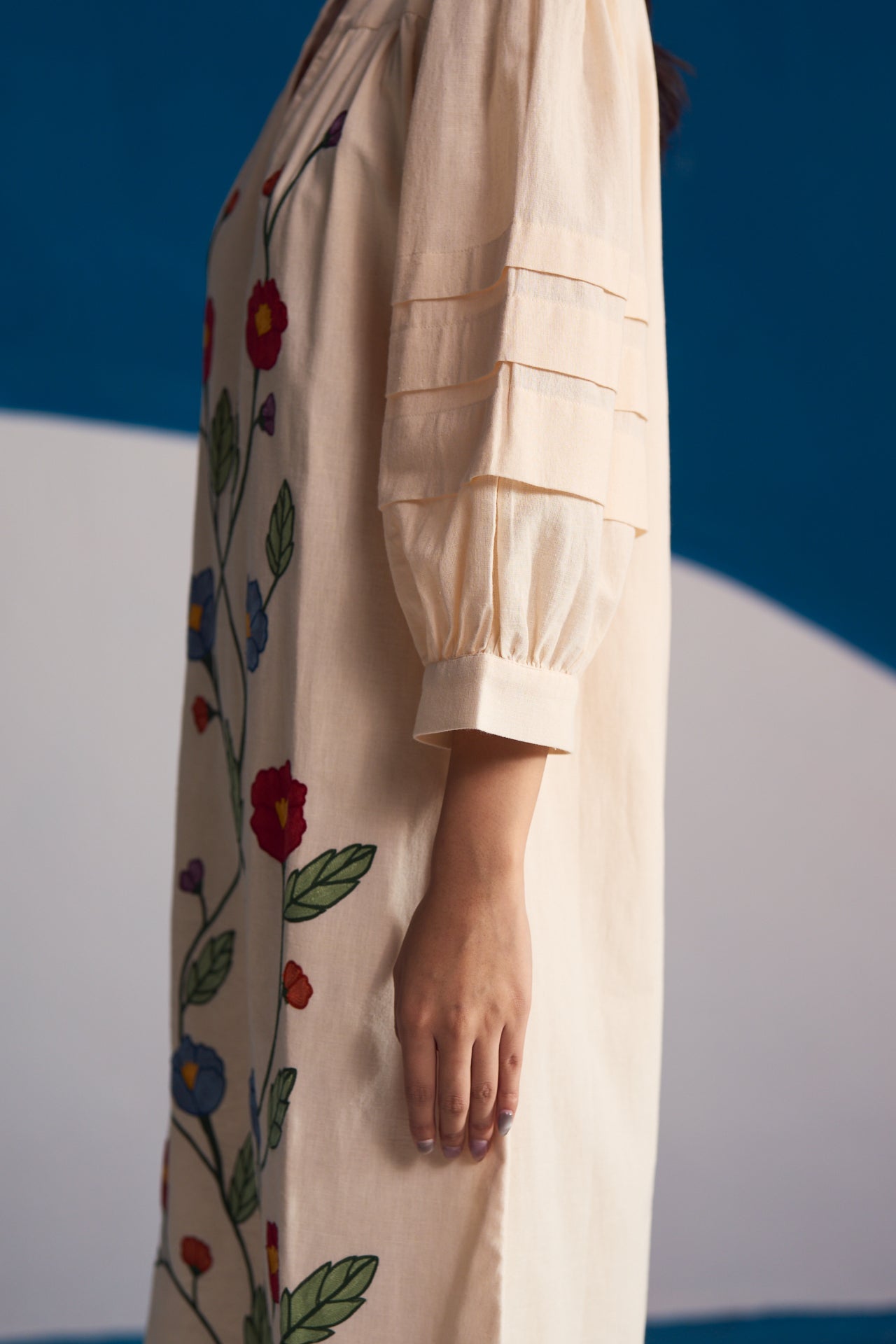 Verona Vines Embroidered Dress