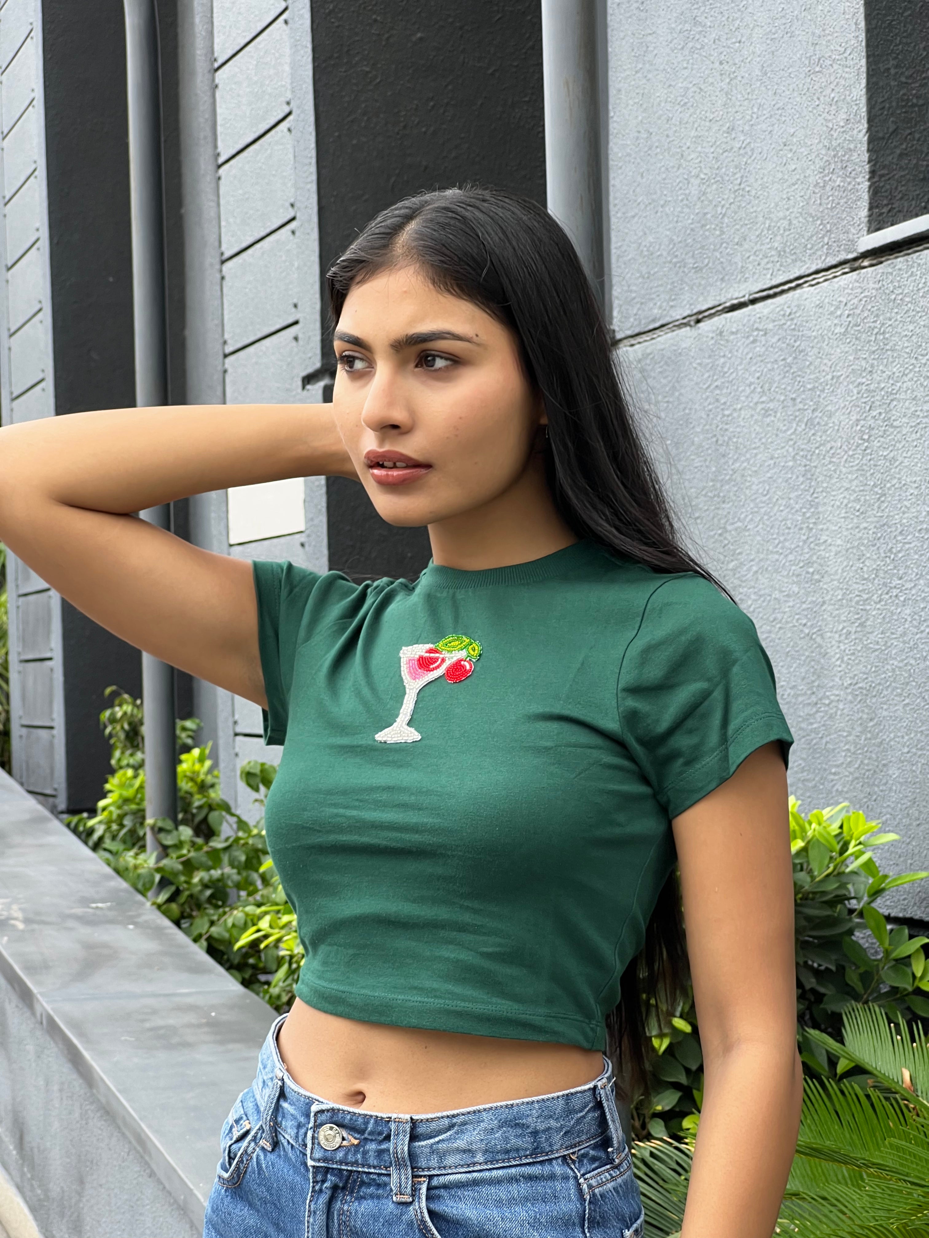 Martini Baby Tee