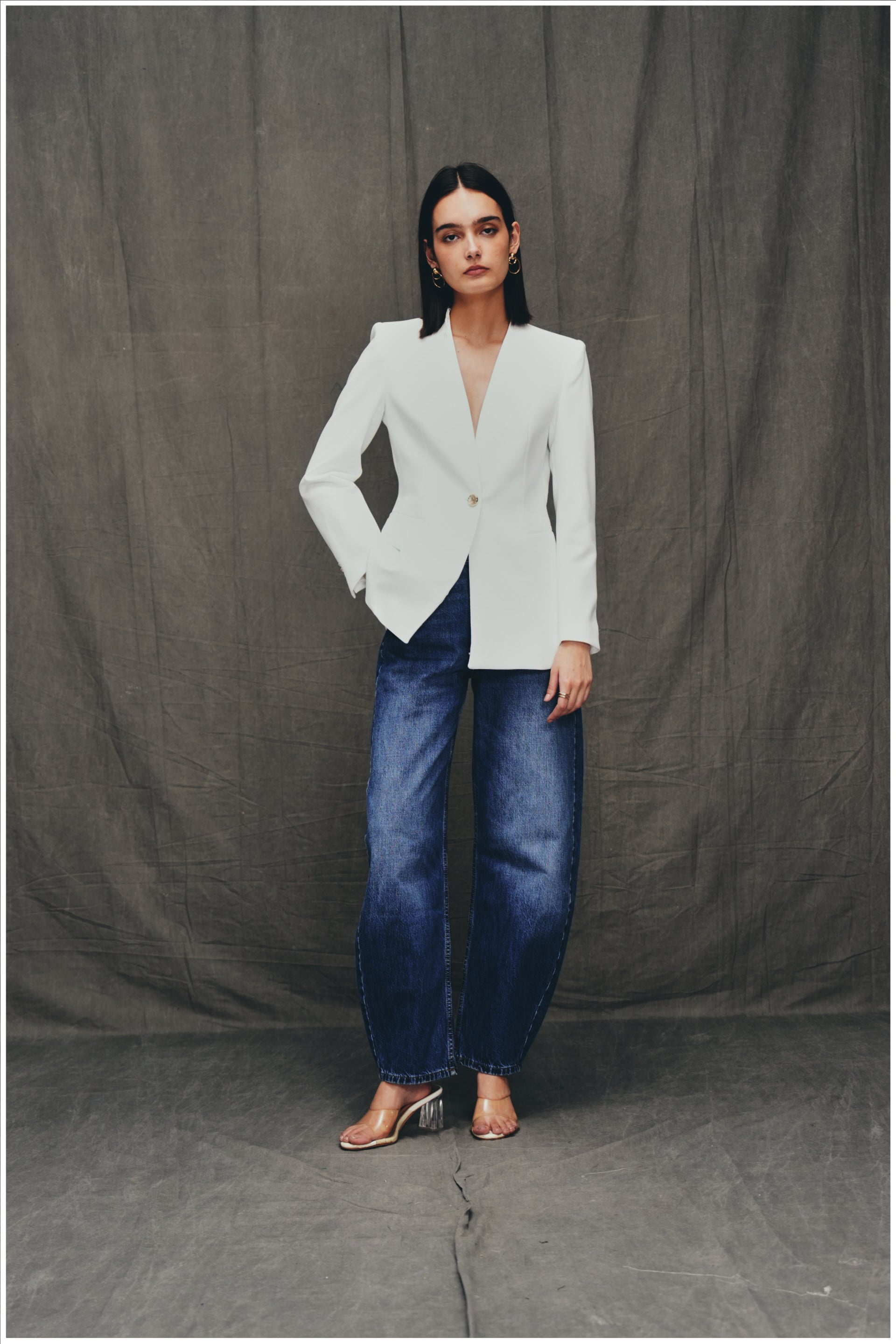 The Power White Blazer