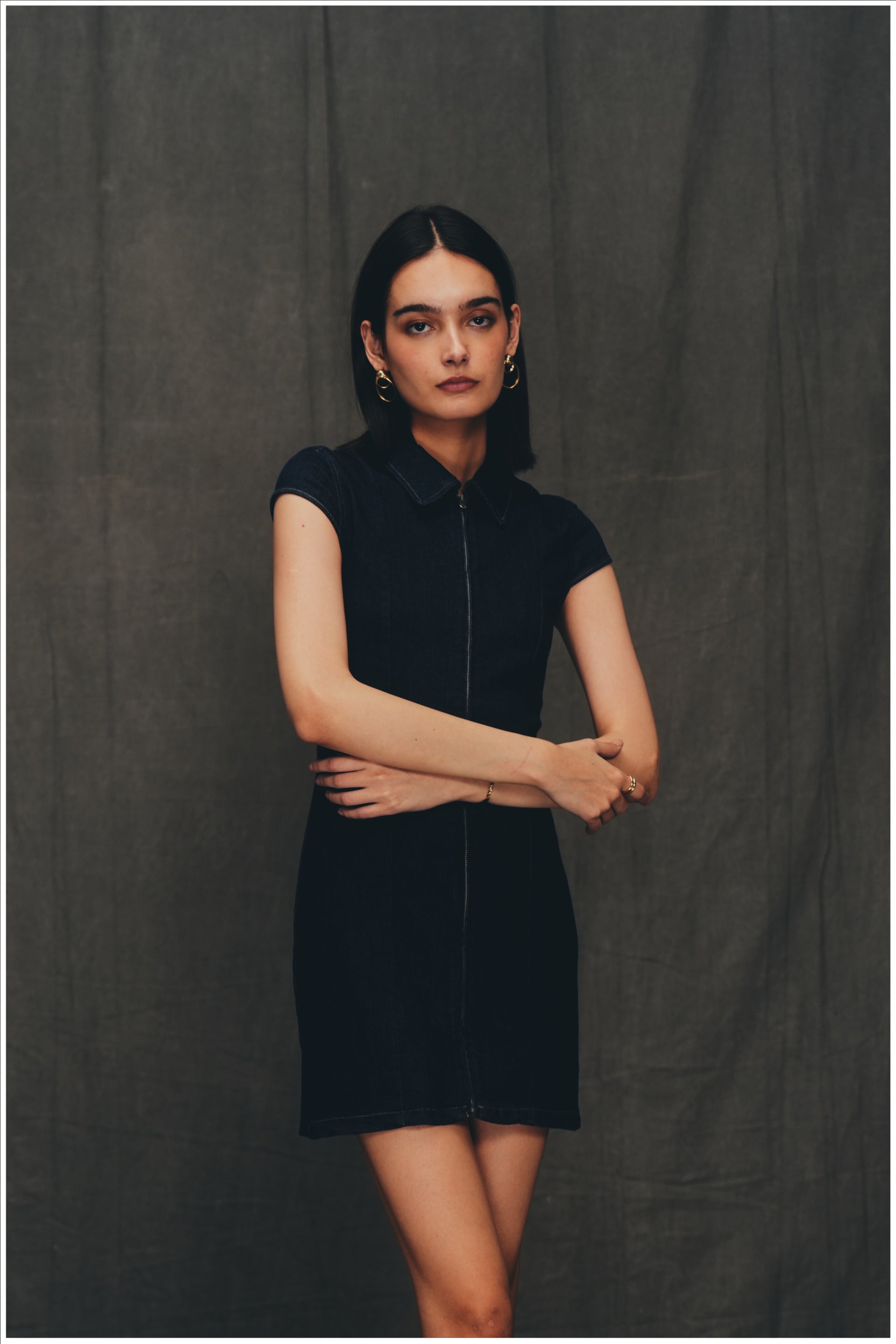 The After Hours Denim Dress