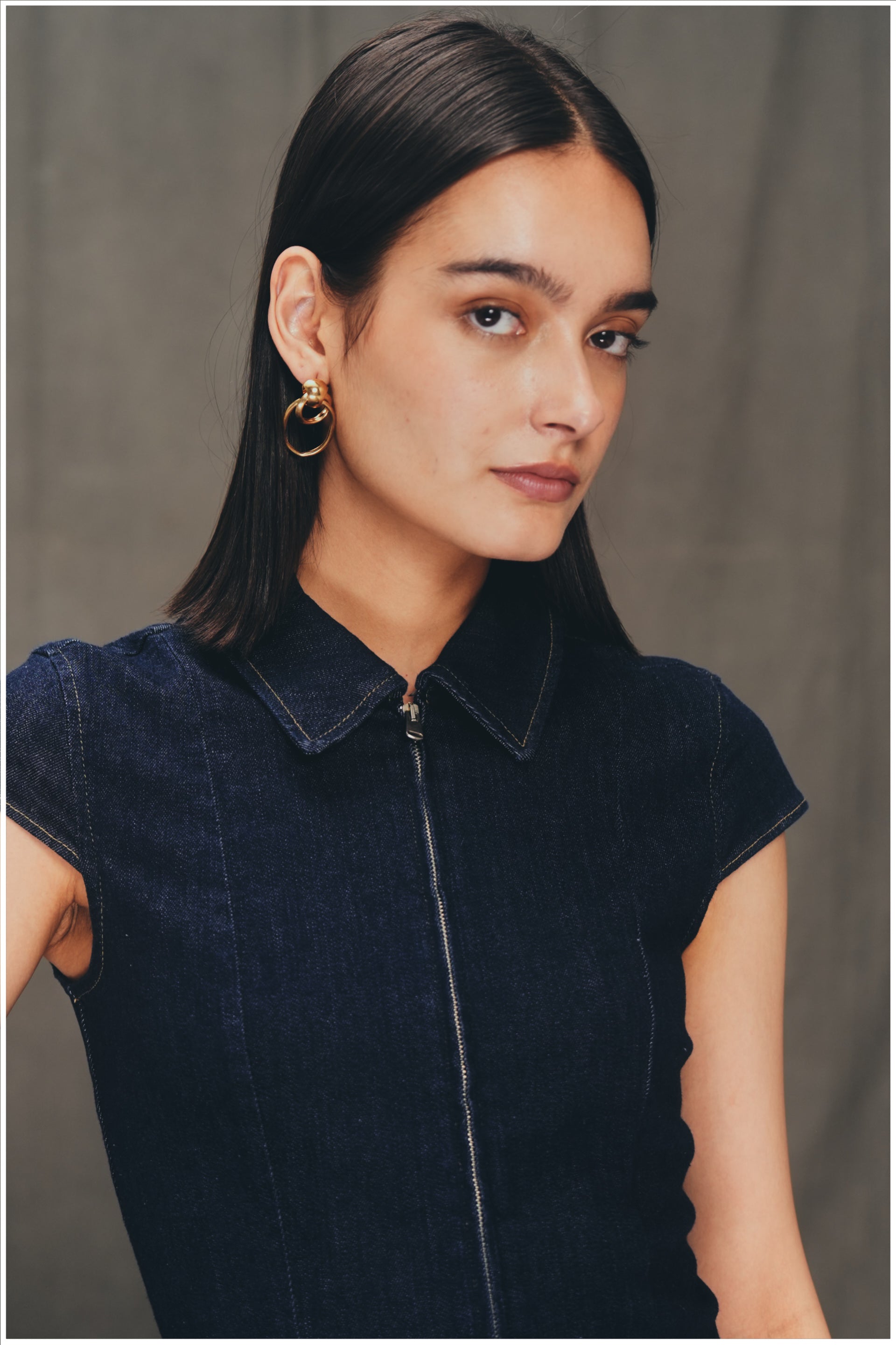 The After Hours Denim Dress