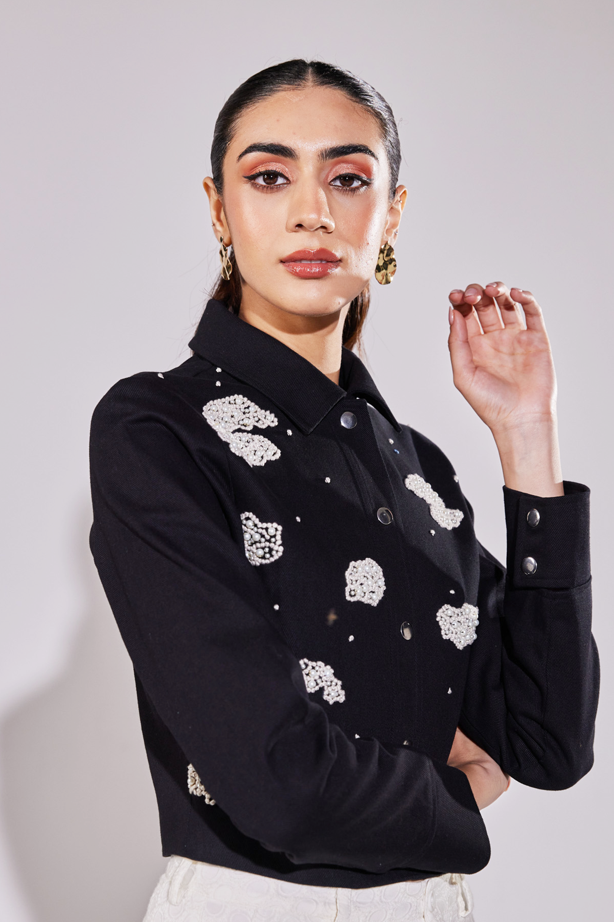 Hand Embroidered Celestial Dreams Jacket