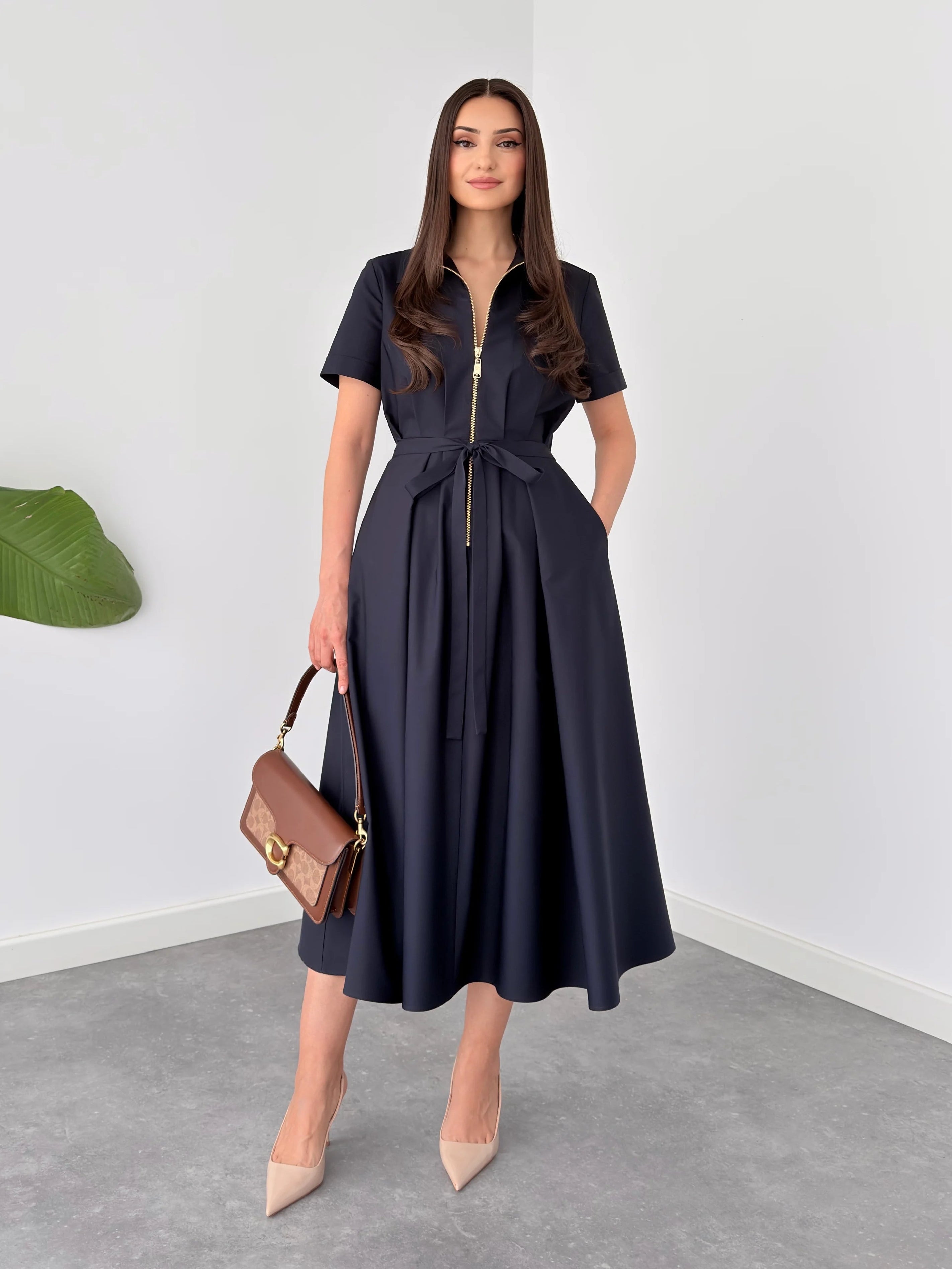 Quiet Power Midi Dress