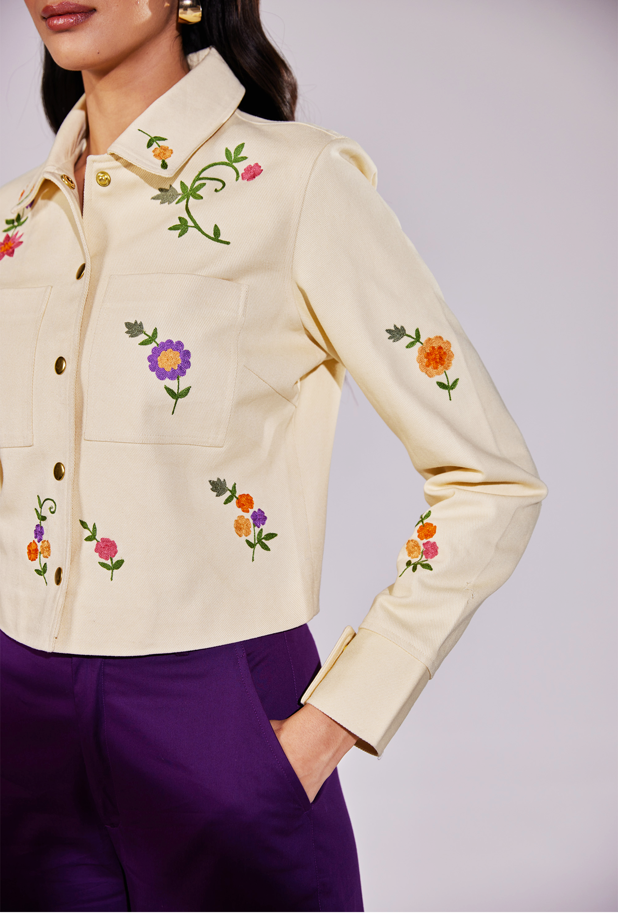 Embroidered Eden Jacket