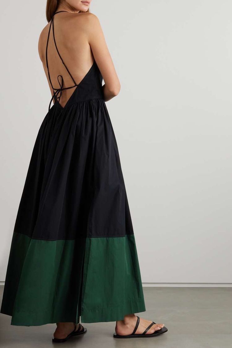 Midnight Fern Maxi Dress