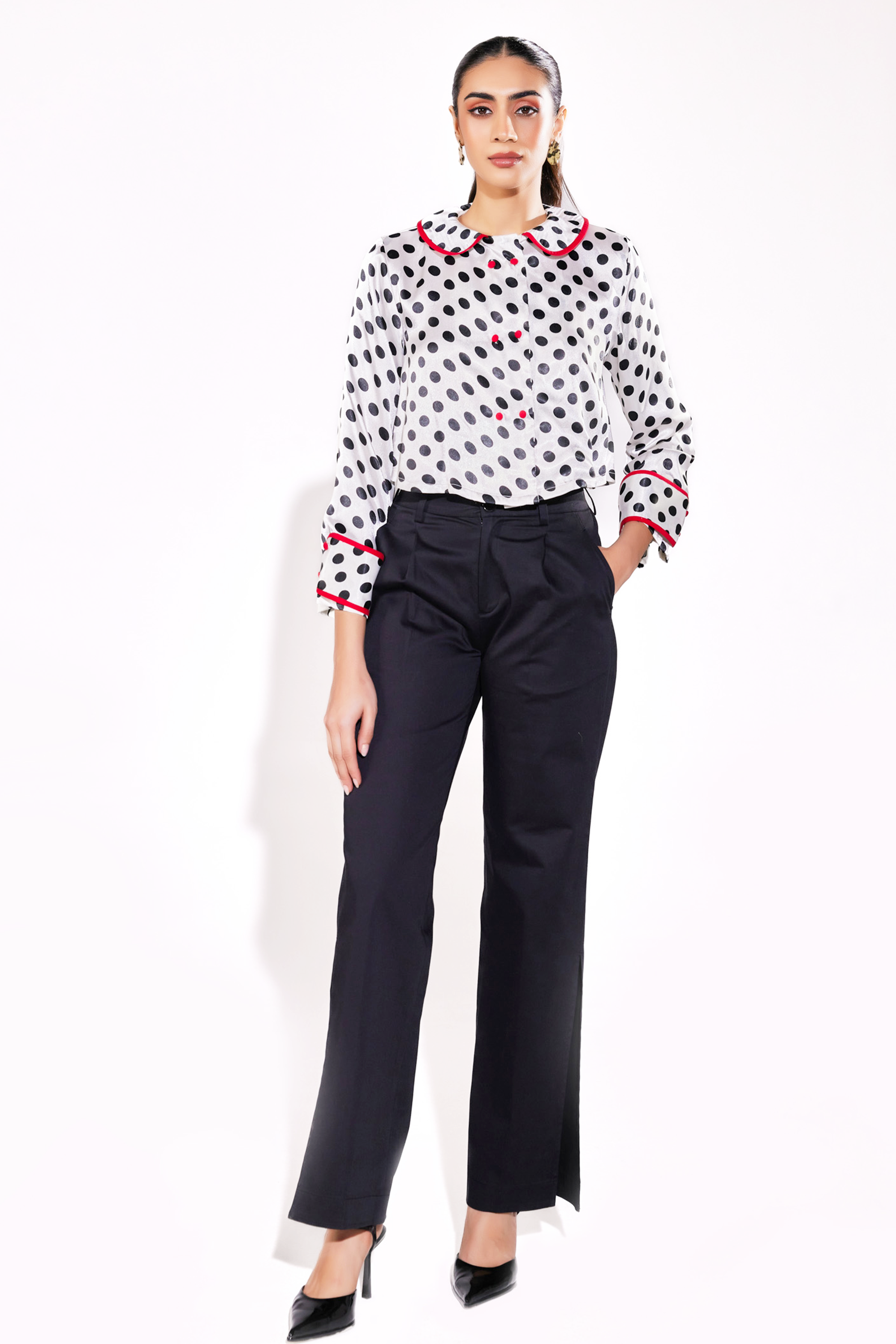 Scarlet Dots Top