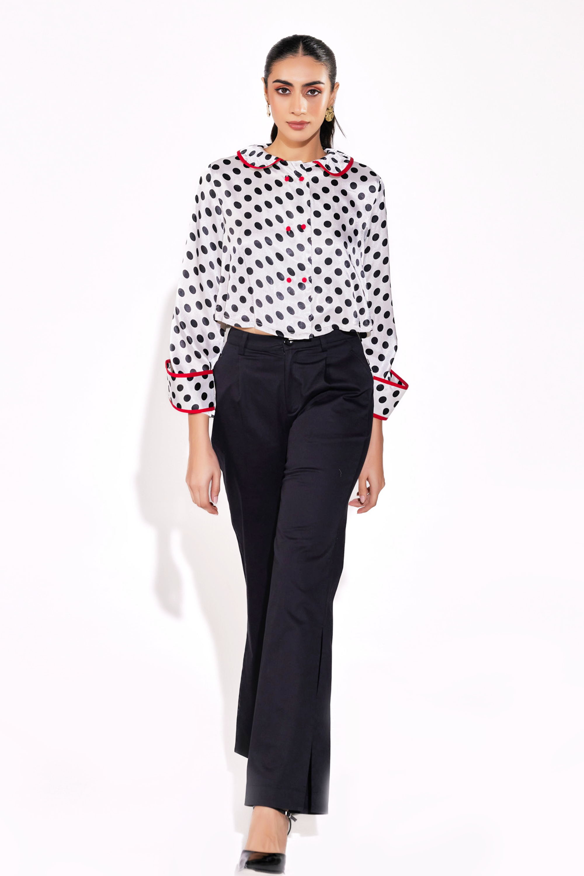 Scarlet Dots Top
