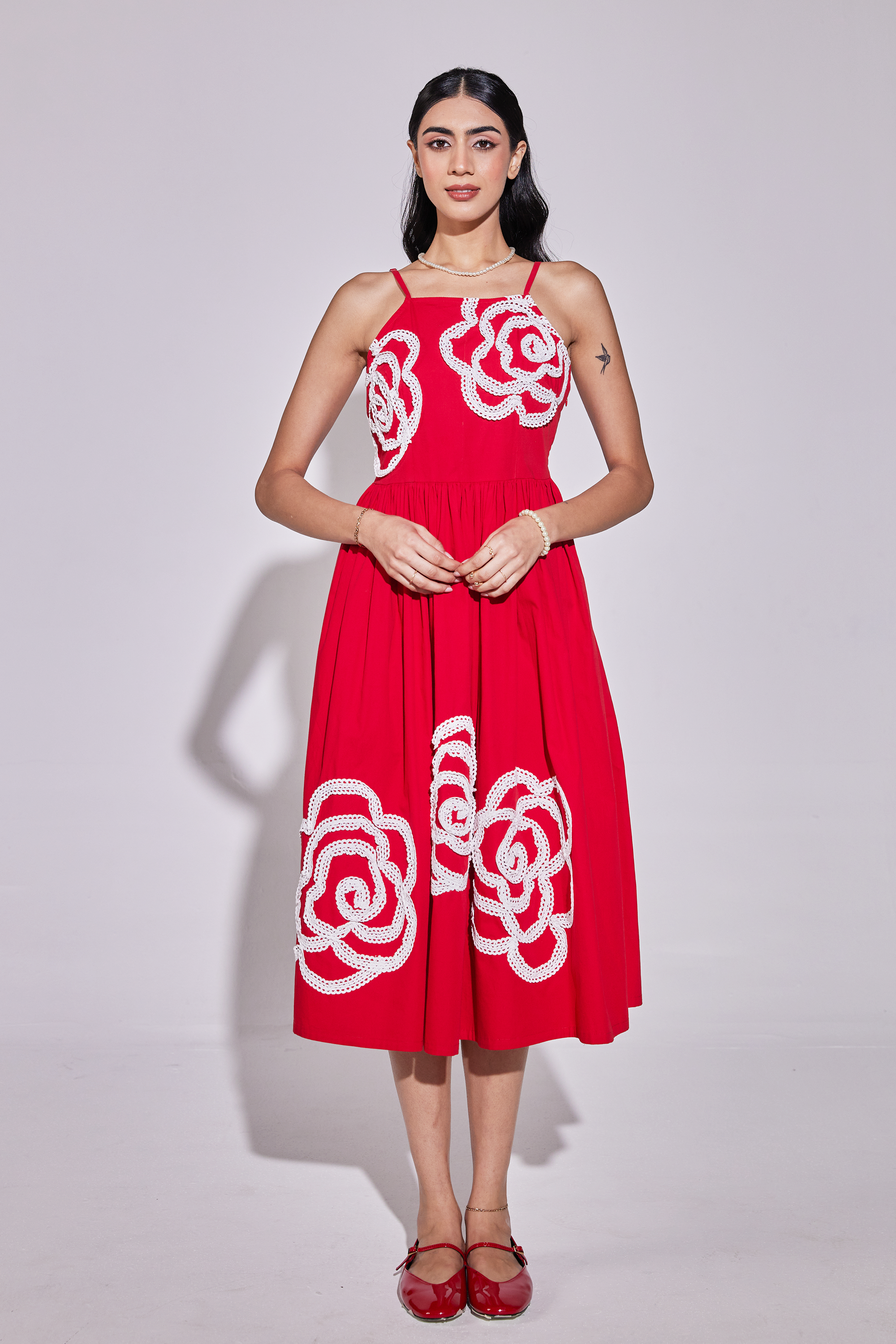 The Scarlet Blossom Dress