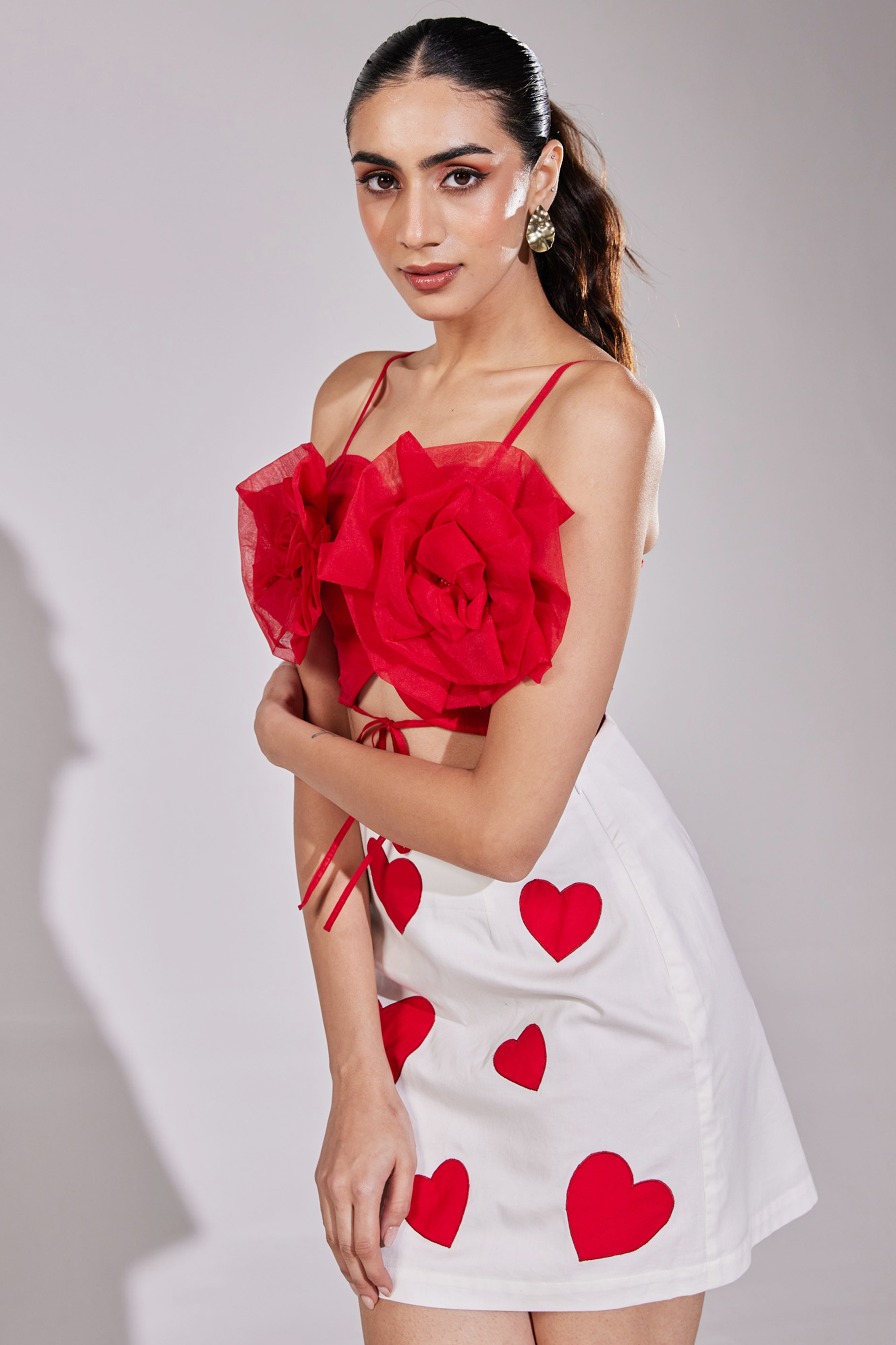 Rosette Romance Crop Top