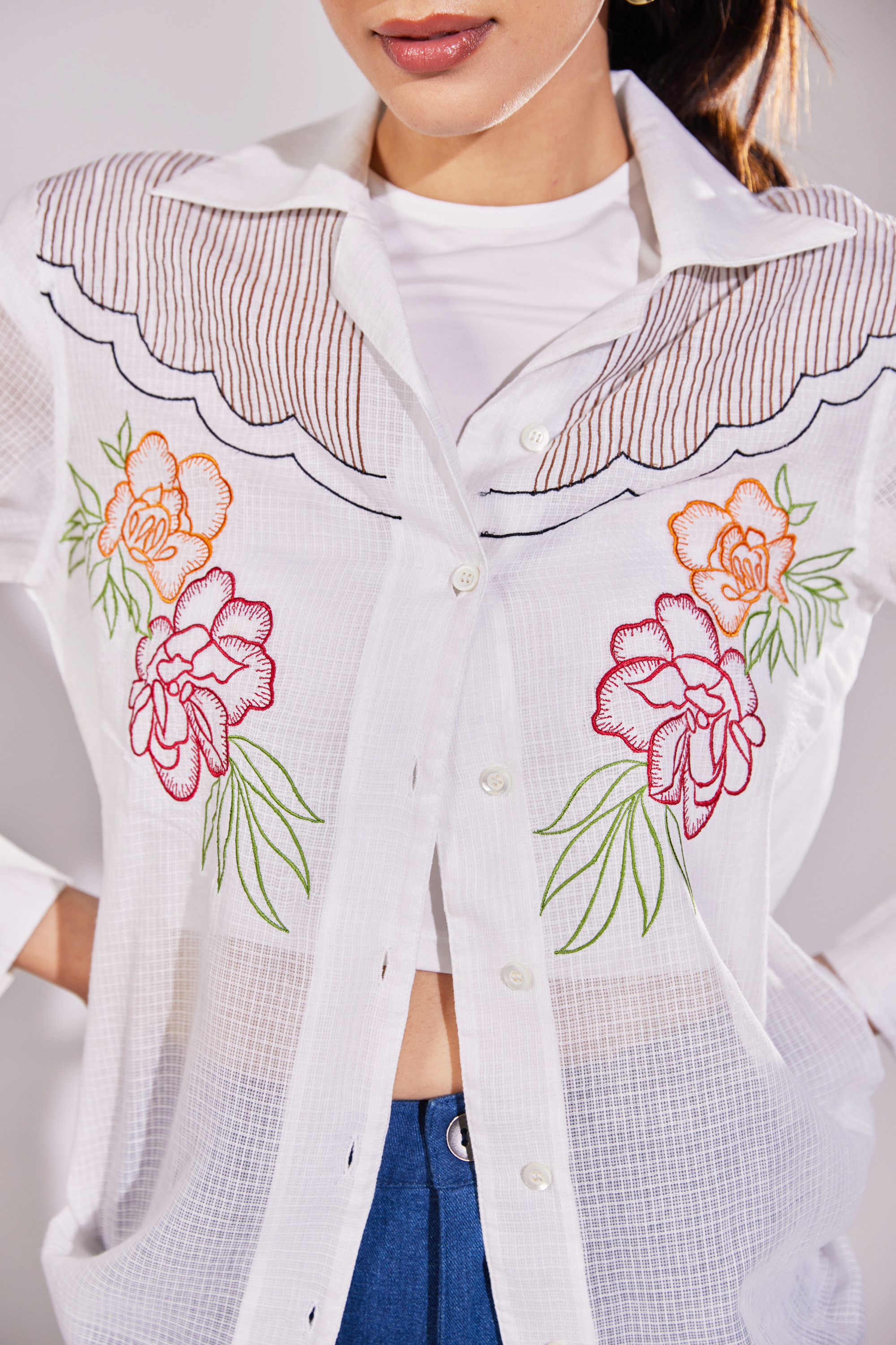 Rosé Veil Shirt